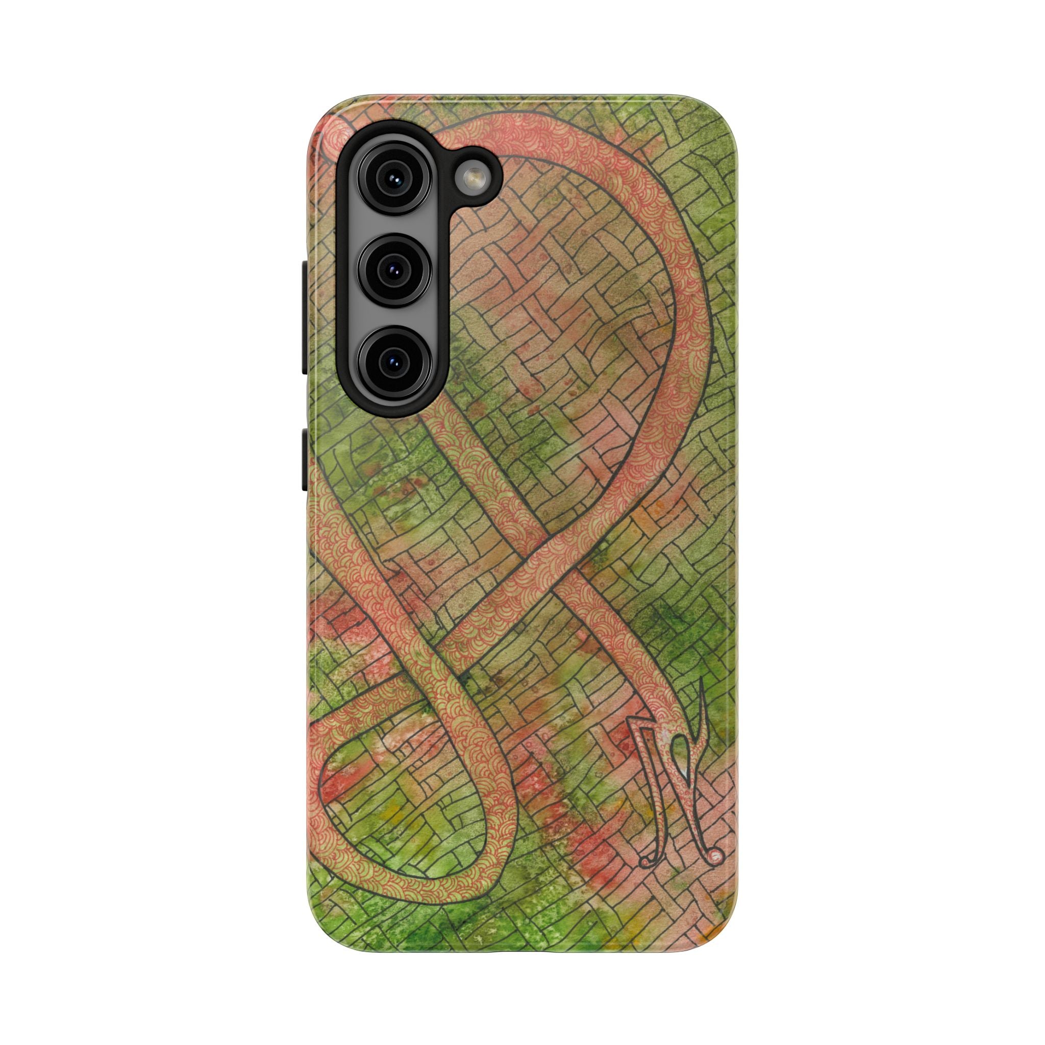 Tough Phone Case - All iPhones and Samsung Galaxys - Exciting Abstract Design #57 Celtic Flavours
