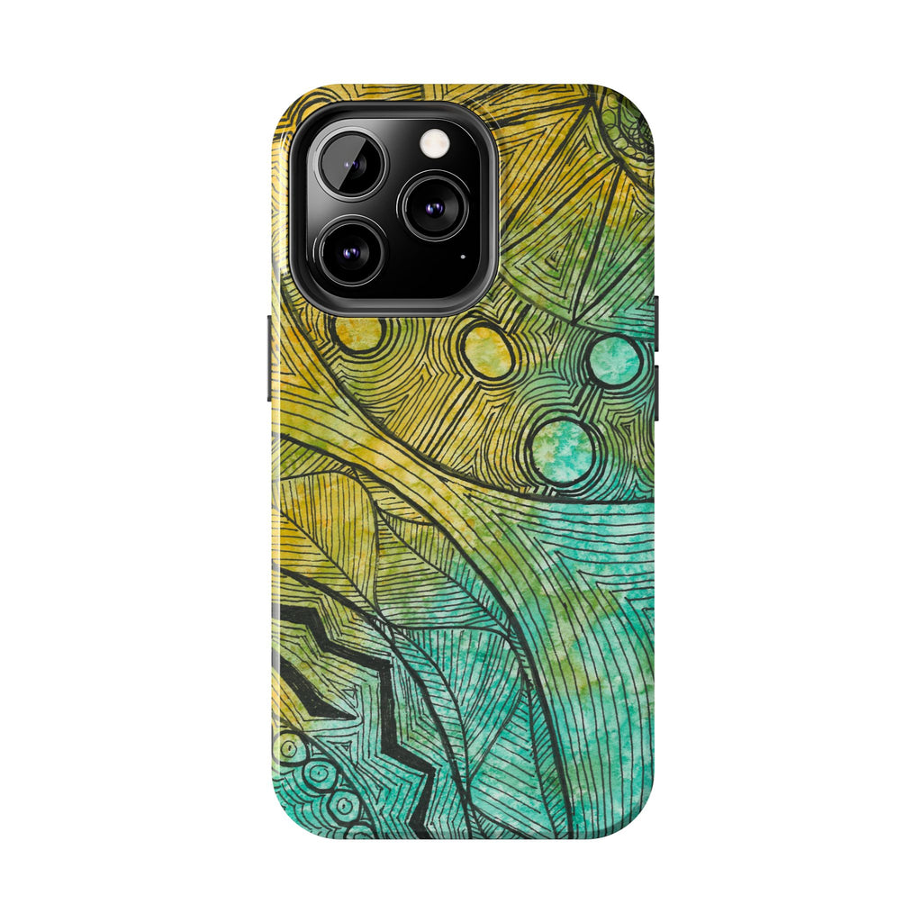 Tough Phone Case - All iPhones and Samsung Galaxys - Exciting Abstract Design #27 Come What May