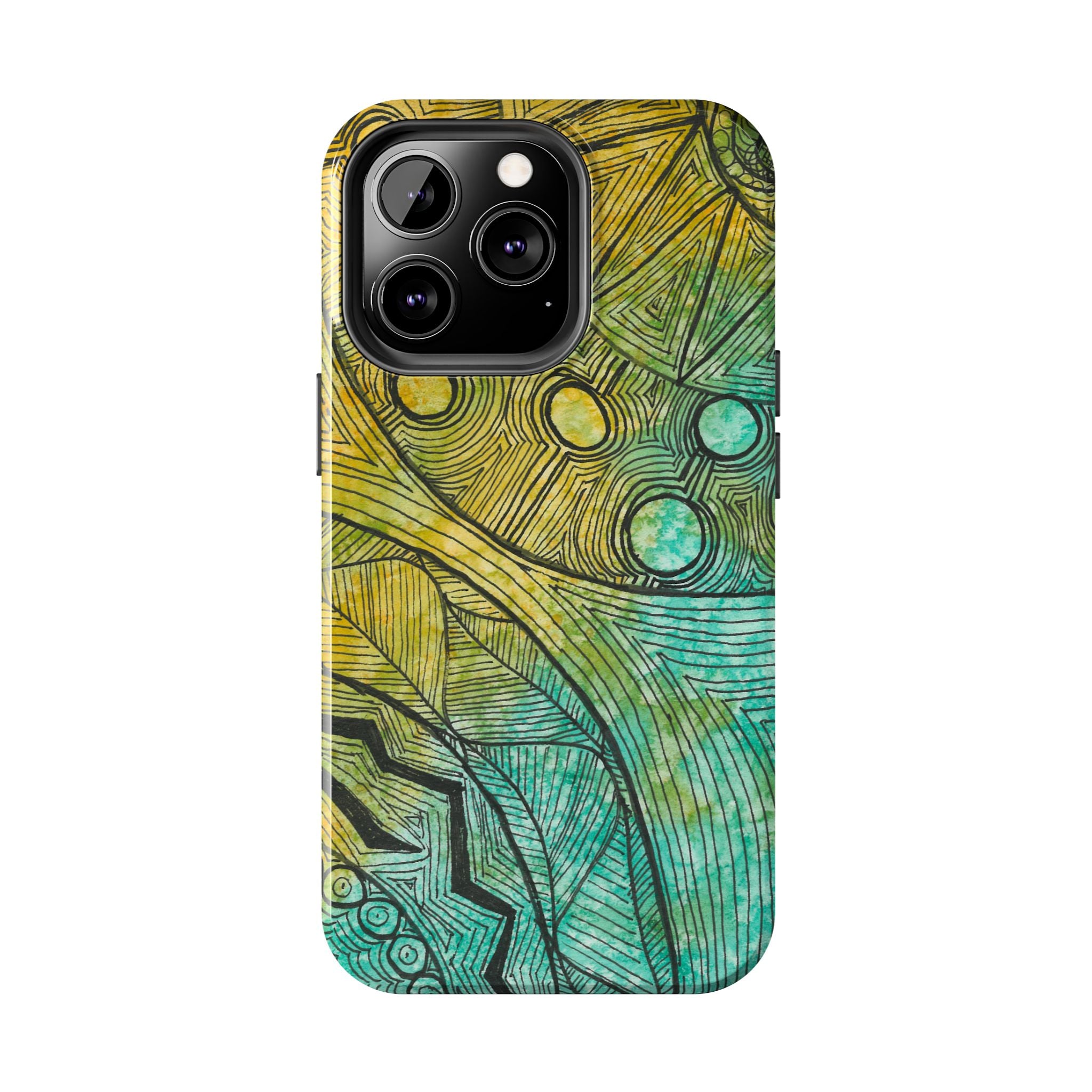 Tough Phone Case - All iPhones and Samsung Galaxys - Exciting Abstract Design #27 Come What May