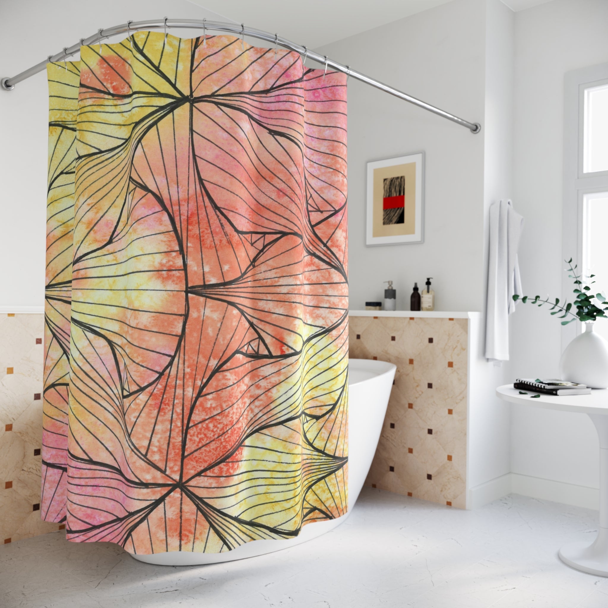 Beautiful Shower Curtains to Refresh Your Bathroom. Colourful Abstract Designs. Perfect For Your Bathroom or Special House-Warming Gift #39 Impossible They Said