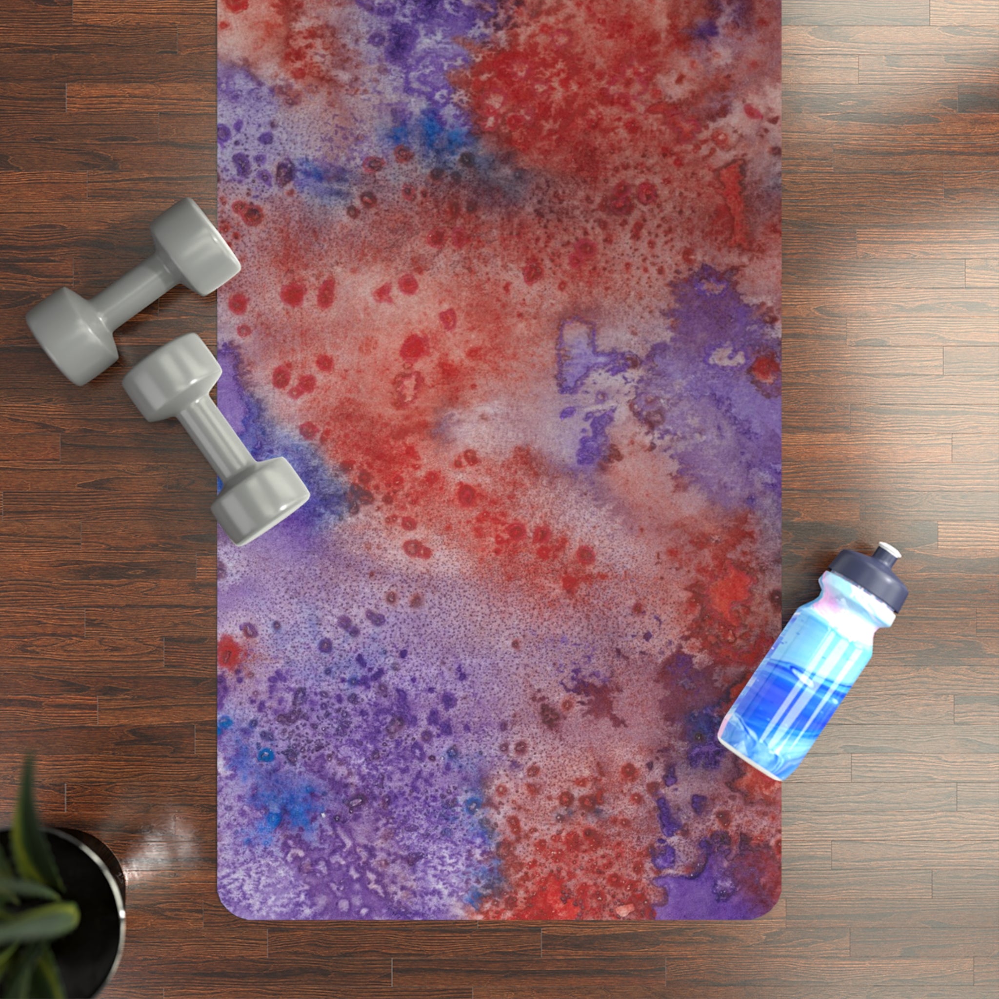 Yoga Mats and Gym Mats. Colourful Abstract Designs. Perfect for Home, Yoga or Gym Class, or a Special Gift #51 In The Beginning