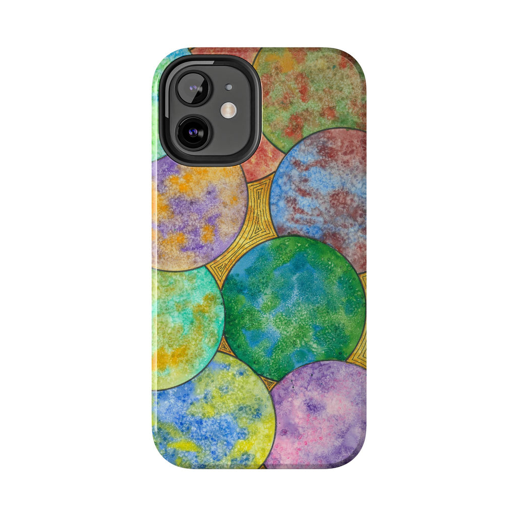 Tough Phone Case - All iPhones and Samsung Galaxys - Exciting Abstract Design #61 Worlds Apart