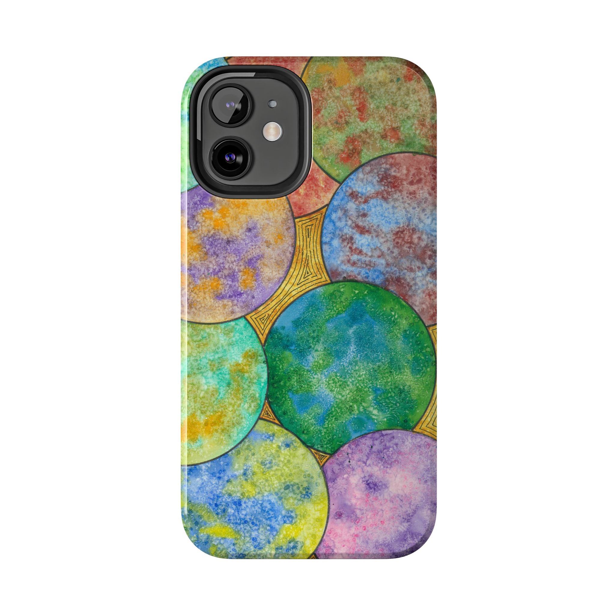 Tough Phone Case - All iPhones and Samsung Galaxys - Exciting Abstract Design #61 Worlds Apart