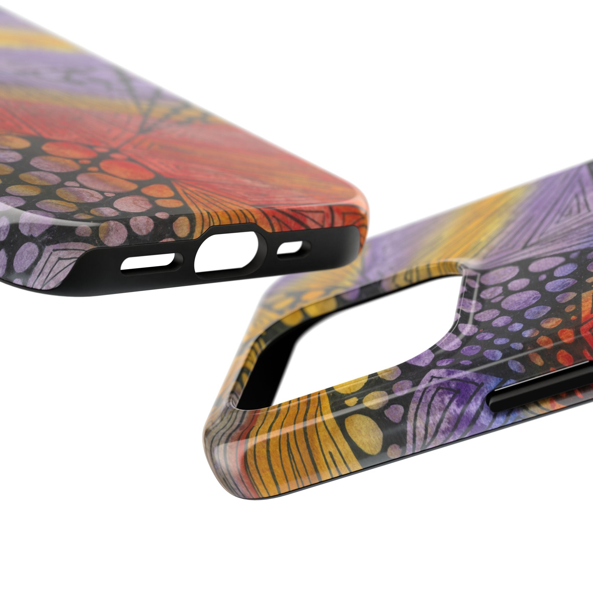 Tough Phone Case - All iPhones and Samsung Galaxys - Exciting Abstract Design #82 Fighting Delusions