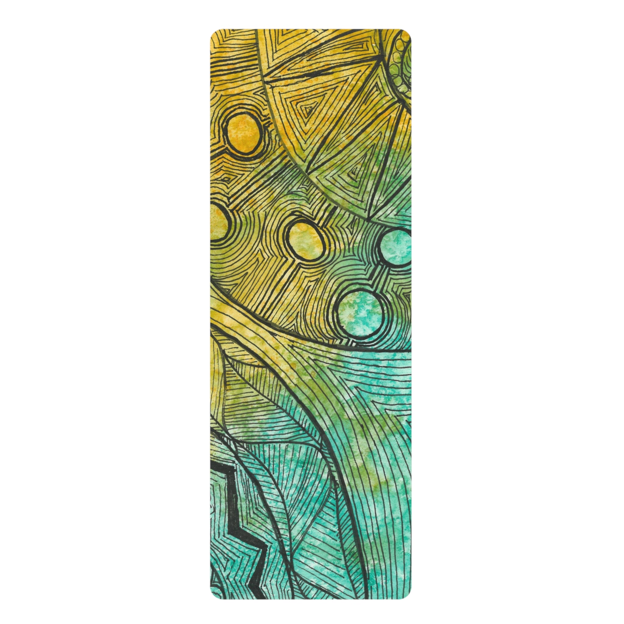 Yoga Mats and Gym Mats. Colourful Abstract Designs. Perfect for Home, Yoga or Gym Class, or a Special Gift #27 Come What May