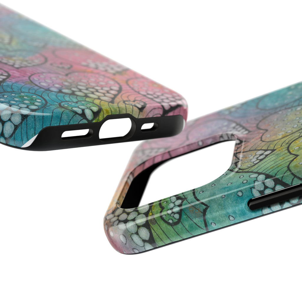 Tough Phone Case - All iPhones and Samsung Galaxys - Exciting Abstract Design #97 What's Love Got To Do With It