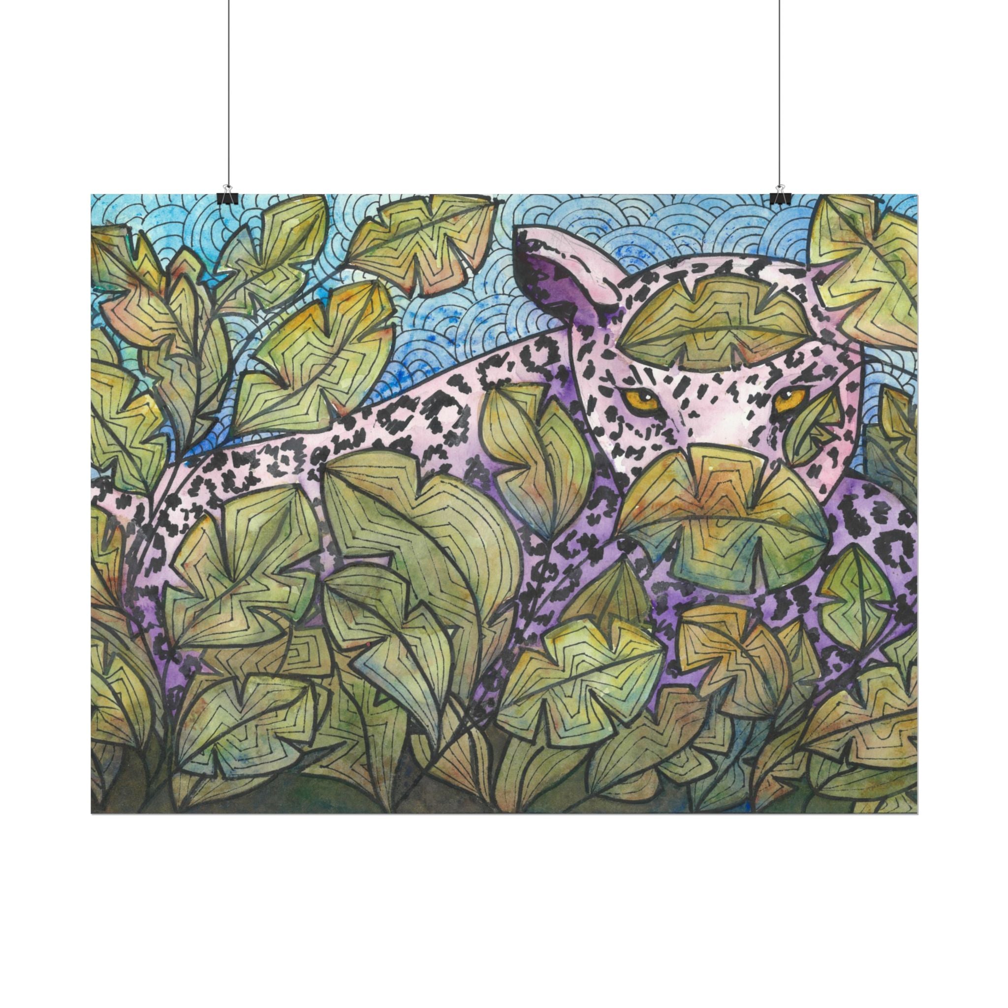Large Colourful Wall Art, Posters & Prints, For Office, Bedroom or Living Room, or Special Gift #76 Purrfect Blend