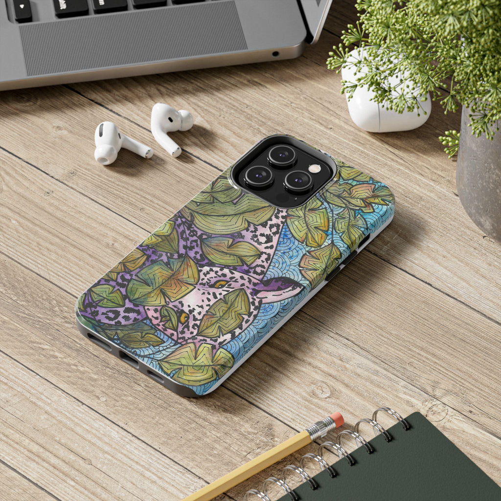 Tough Phone Case - All iPhones and Samsung Galaxys - Exciting Abstract Design #76 Purrfect Blend