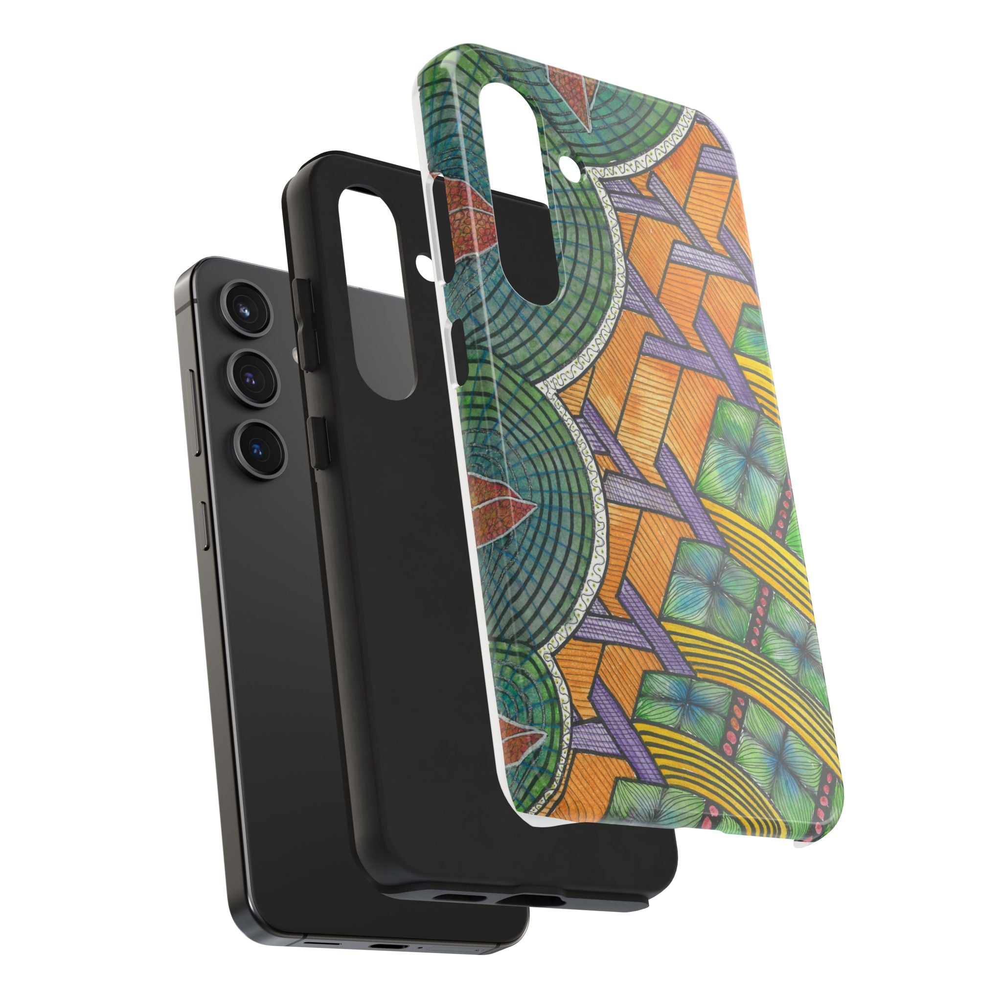Tough Phone Case - All iPhones and Samsung Galaxys - Exciting Abstract Design #31 T'Eye Land