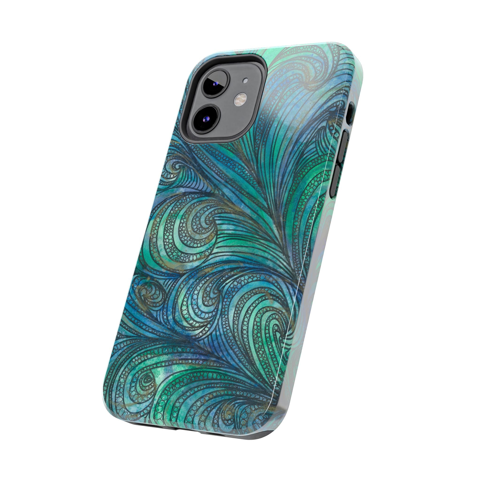 Tough Phone Case - All iPhones and Samsung Galaxys - Exciting Abstract Design #71 Call Of The Sea