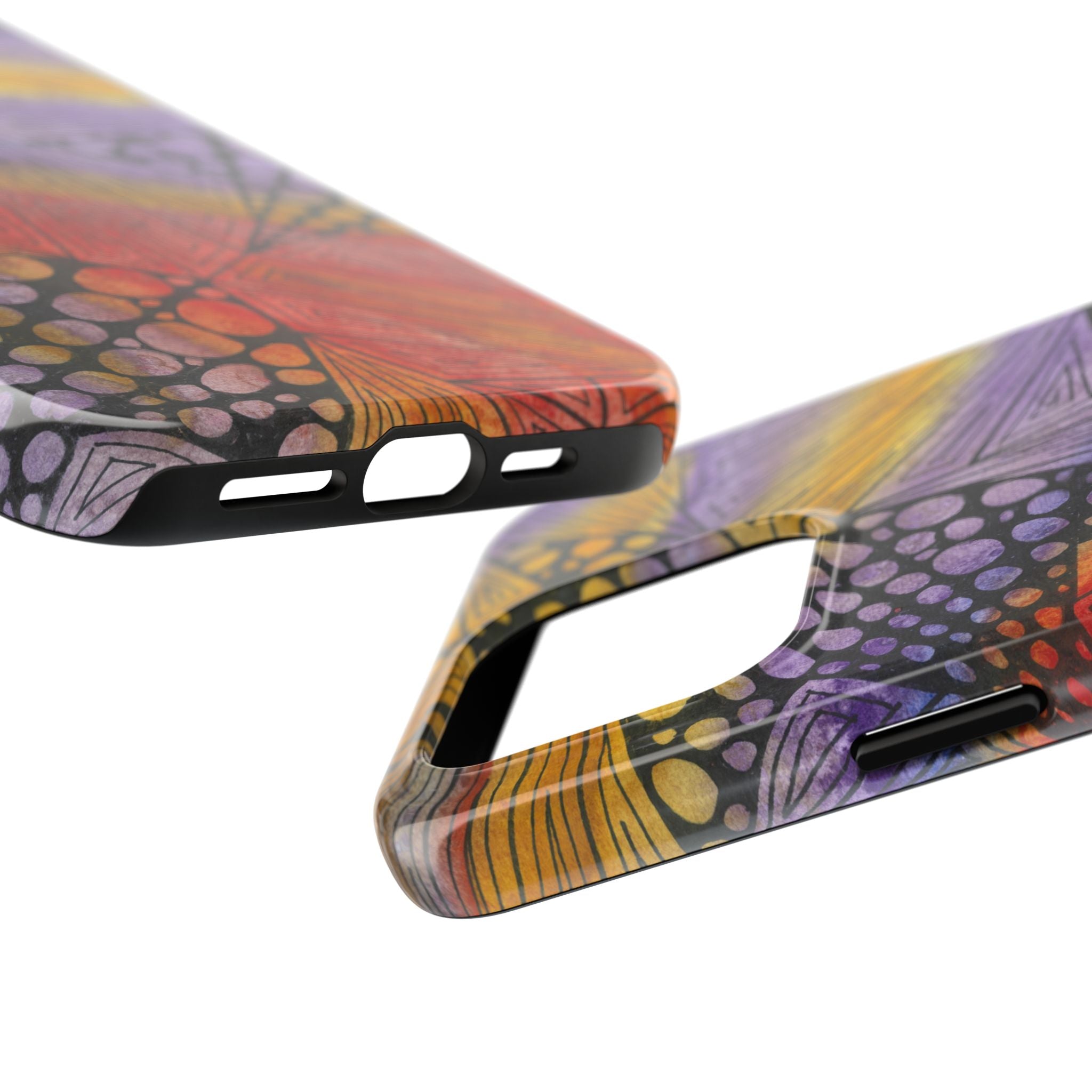 Tough Phone Case - All iPhones and Samsung Galaxys - Exciting Abstract Design #82 Fighting Delusions