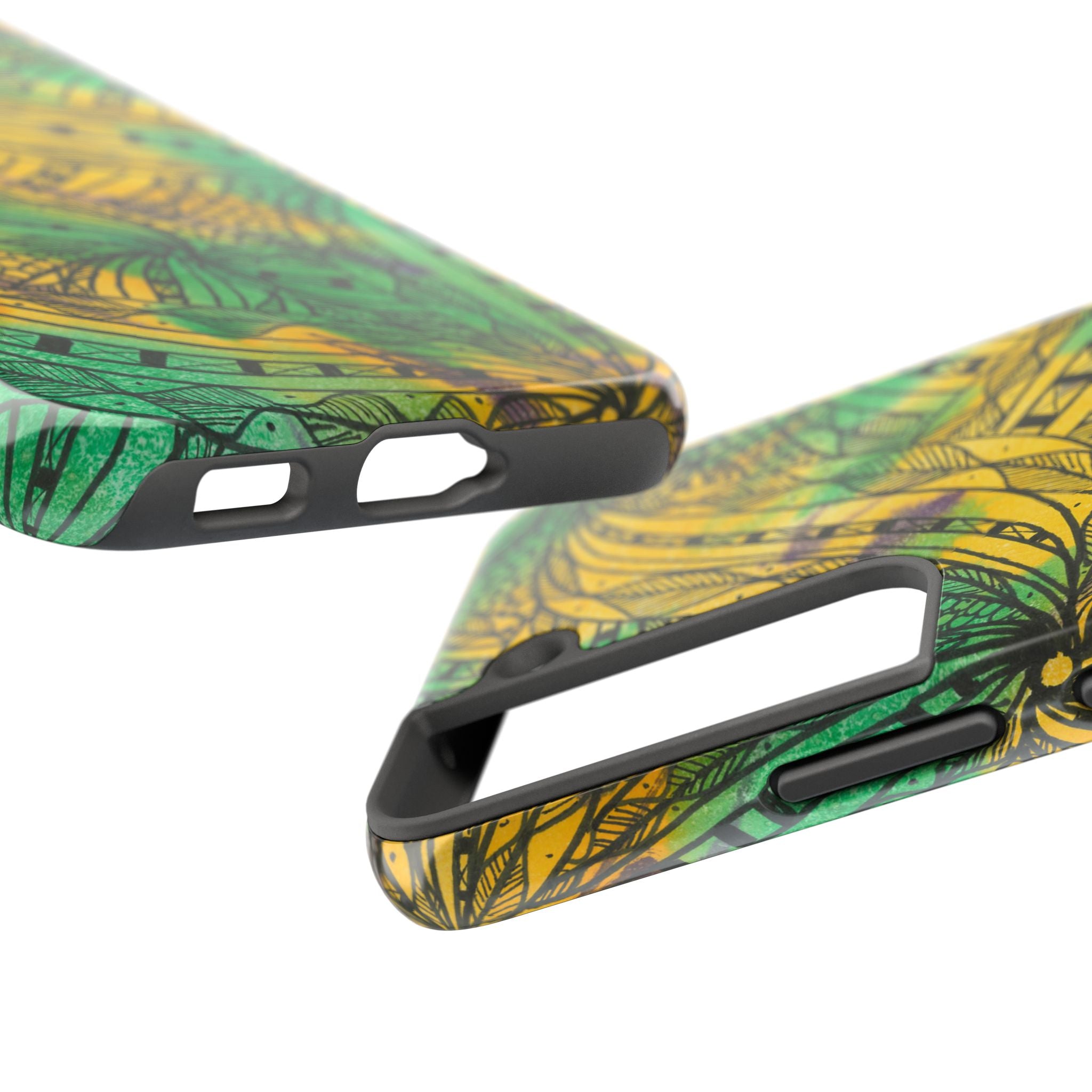 Tough Phone Case - All iPhones and Samsung Galaxys - Exciting Abstract Design #37 Shubbery!