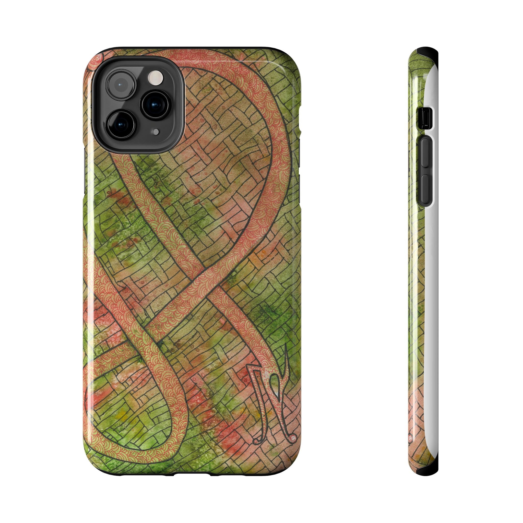 Tough Phone Case - All iPhones and Samsung Galaxys - Exciting Abstract Design #57 Celtic Flavours