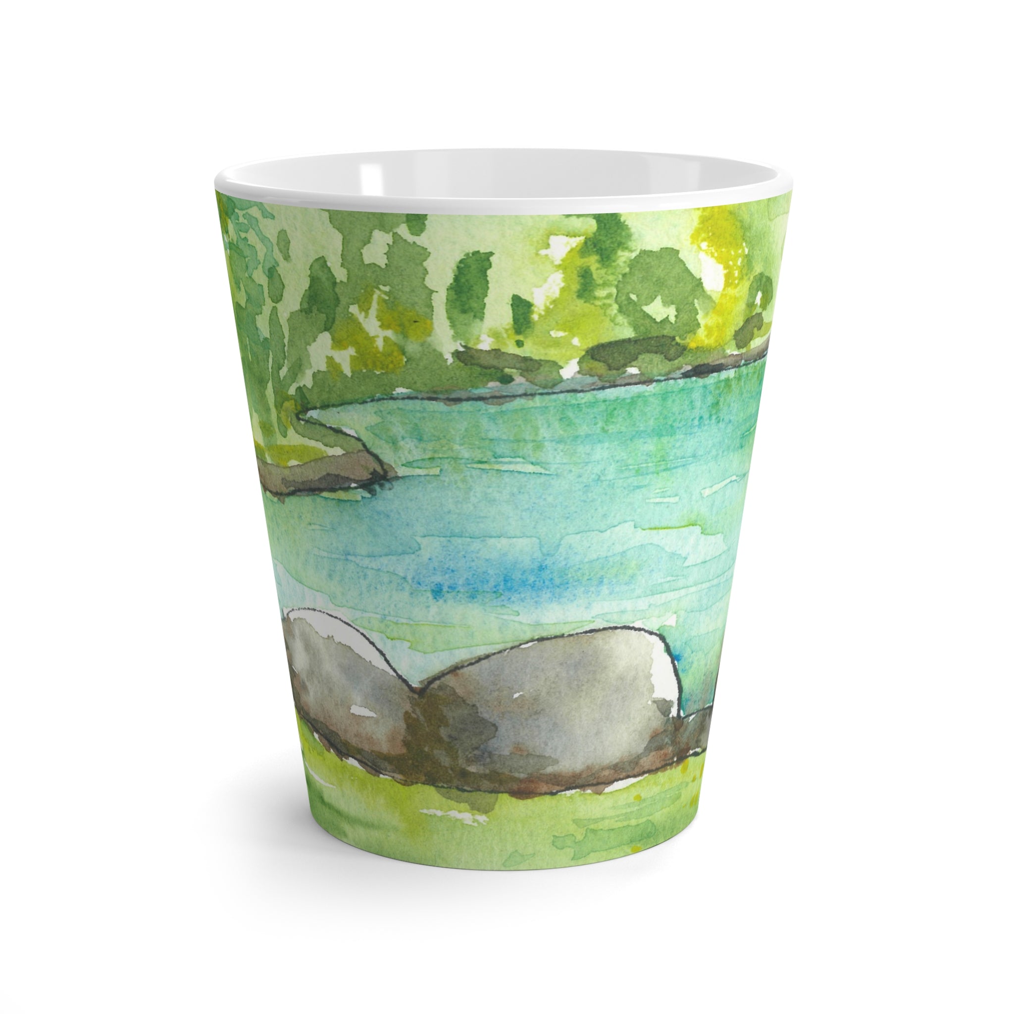 Coffee Mugs and Cups. Colourful Abstract Designs. Perfect for Home, Office or Special Gift #88 Tara River