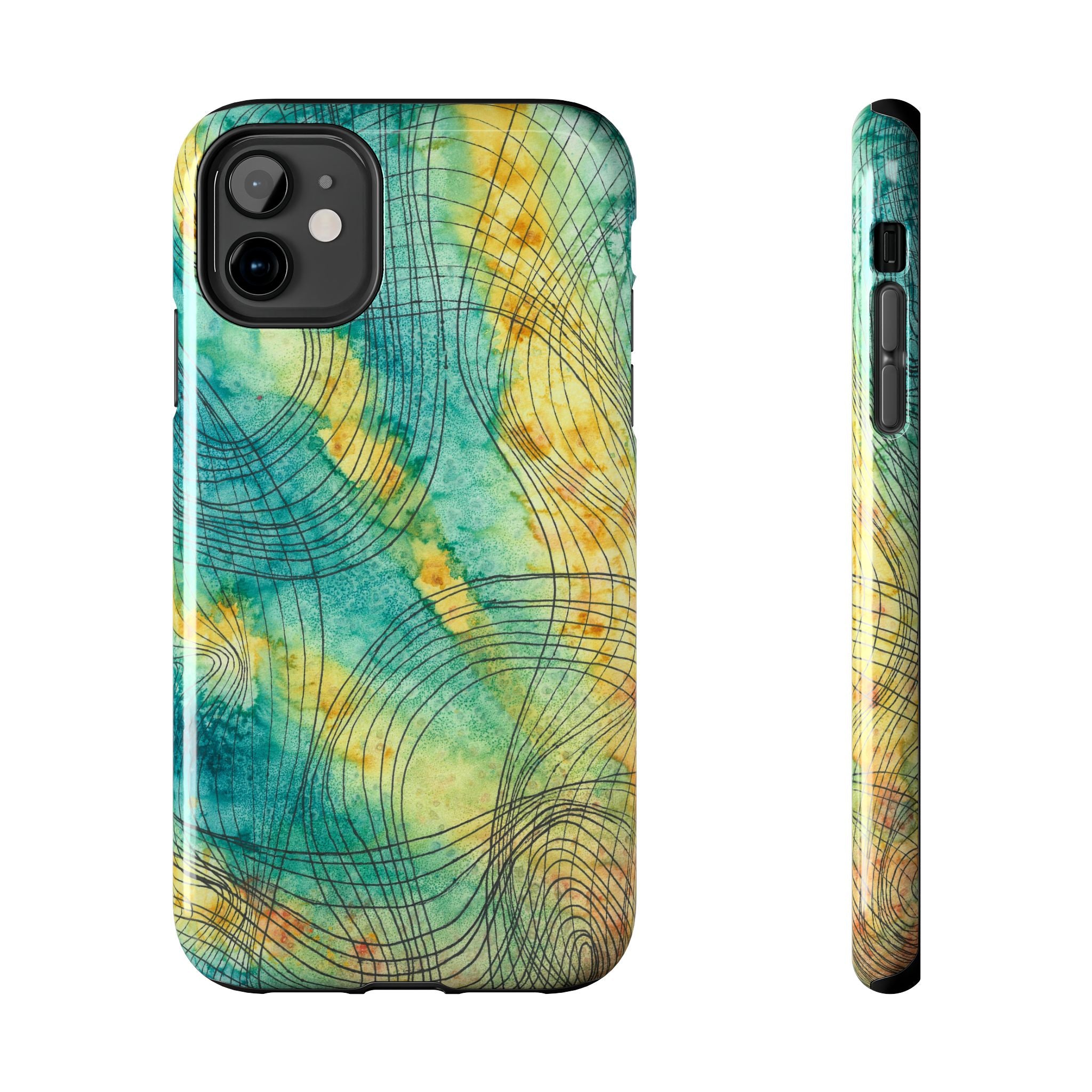 Tough Phone Case - All iPhones and Samsung Galaxys - Exciting Abstract Design #81 The Only Way Is Up