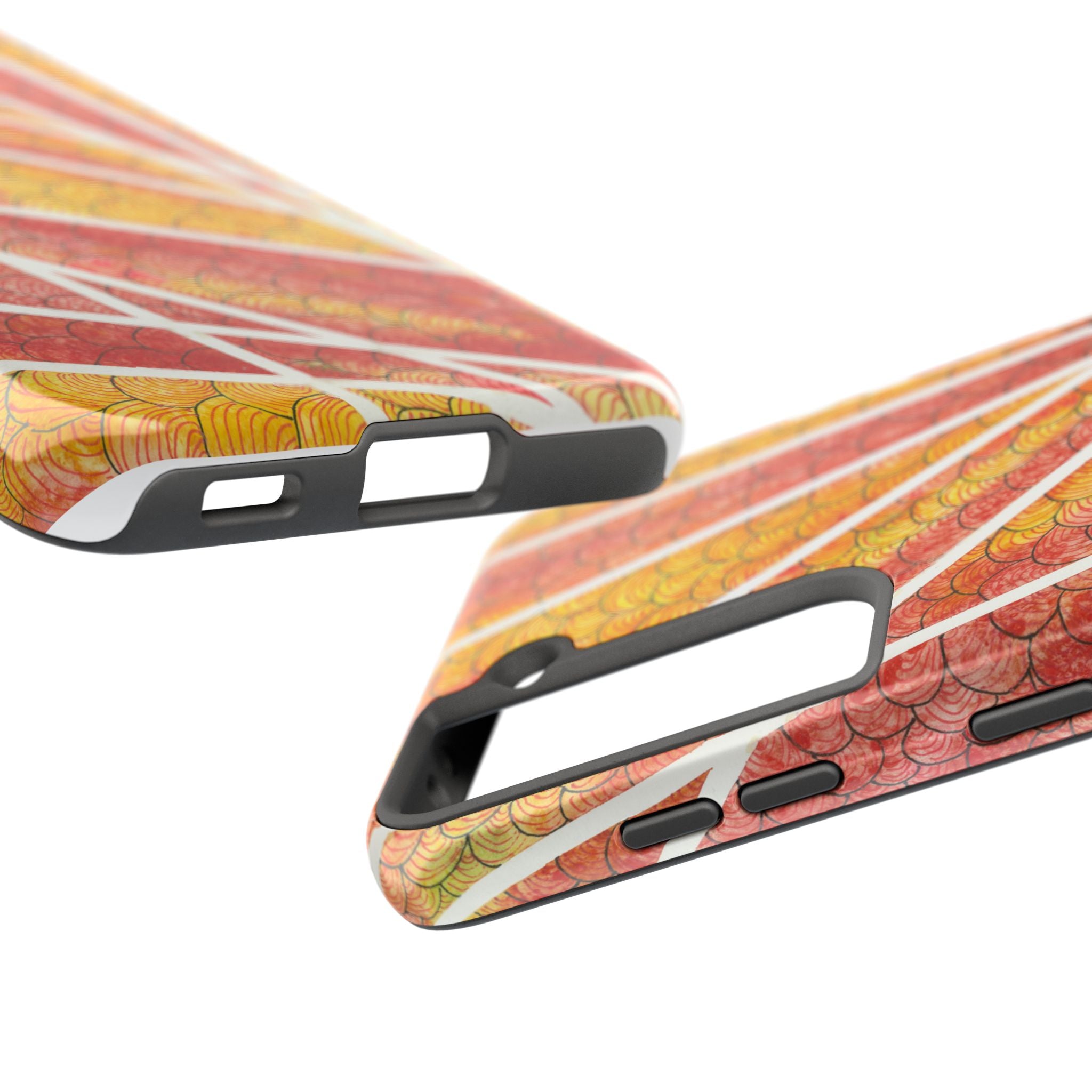 Tough Phone Case - All iPhones and Samsung Galaxys - Exciting Abstract Design #67 Max Mimosa