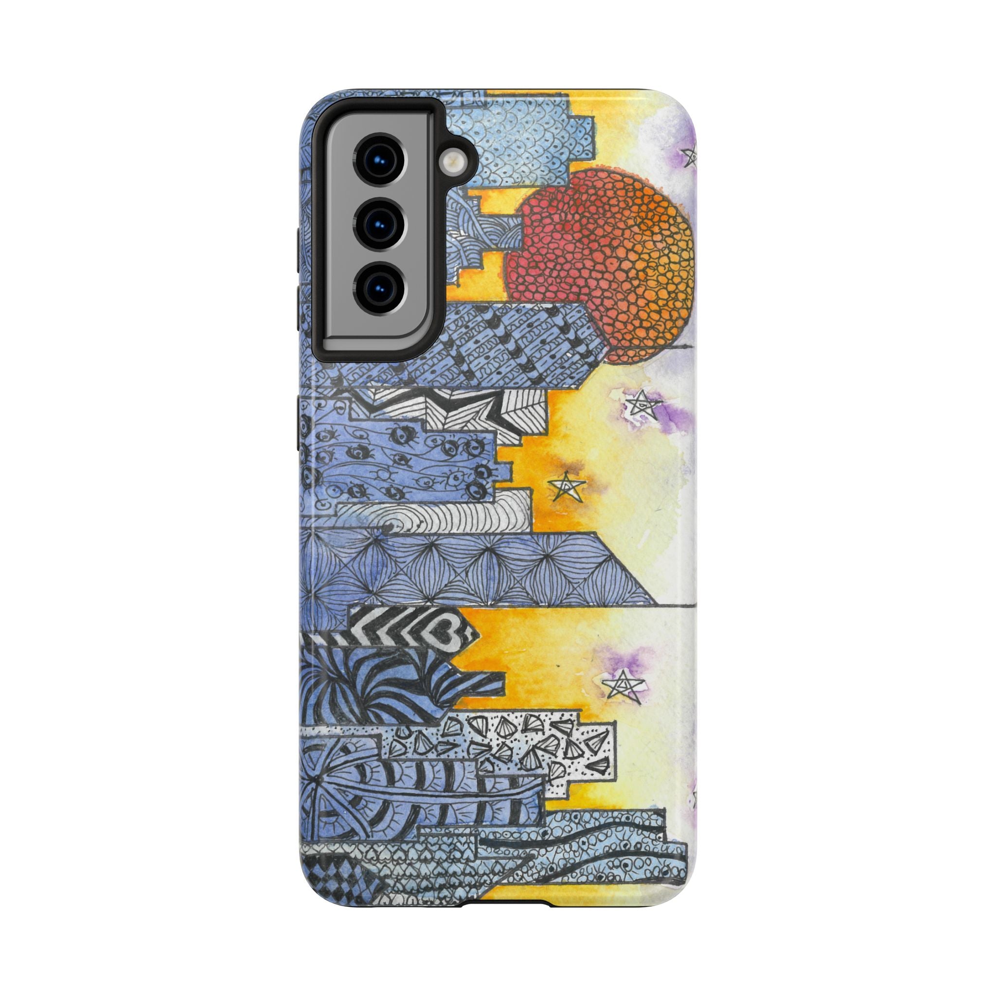 Tough Phone Case - All iPhones and Samsung Galaxys - Exciting Abstract Design #5 In The Shadows