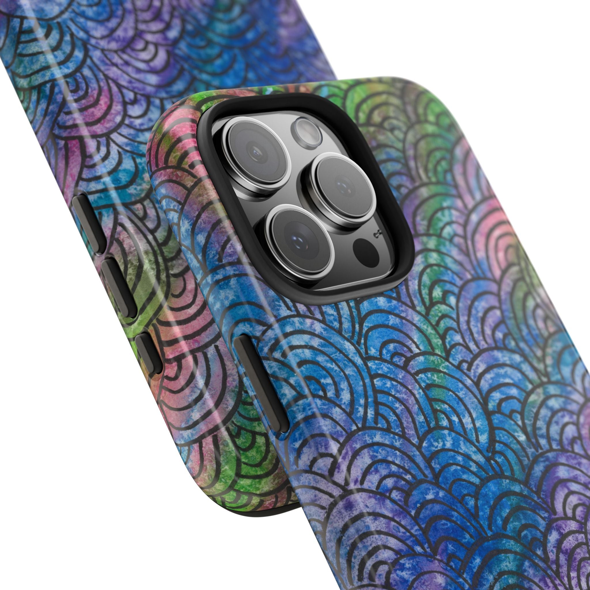 Tough Phone Case - All iPhones and Samsung Galaxys - Exciting Abstract Design #84 Ah! The Past
