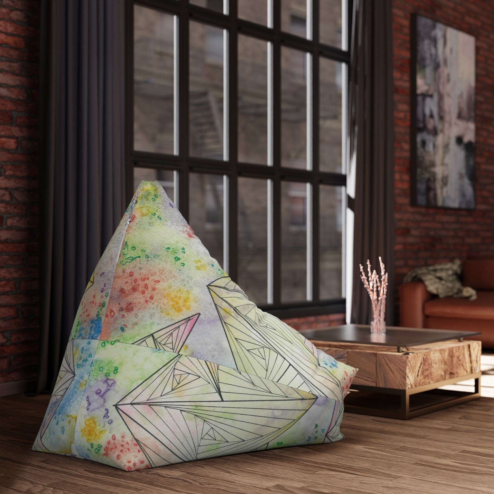 Bean Bag Chair Covers For Indoor & Outdoor - 2 Sizes - Exciting Abstract Design #59 Your Choice