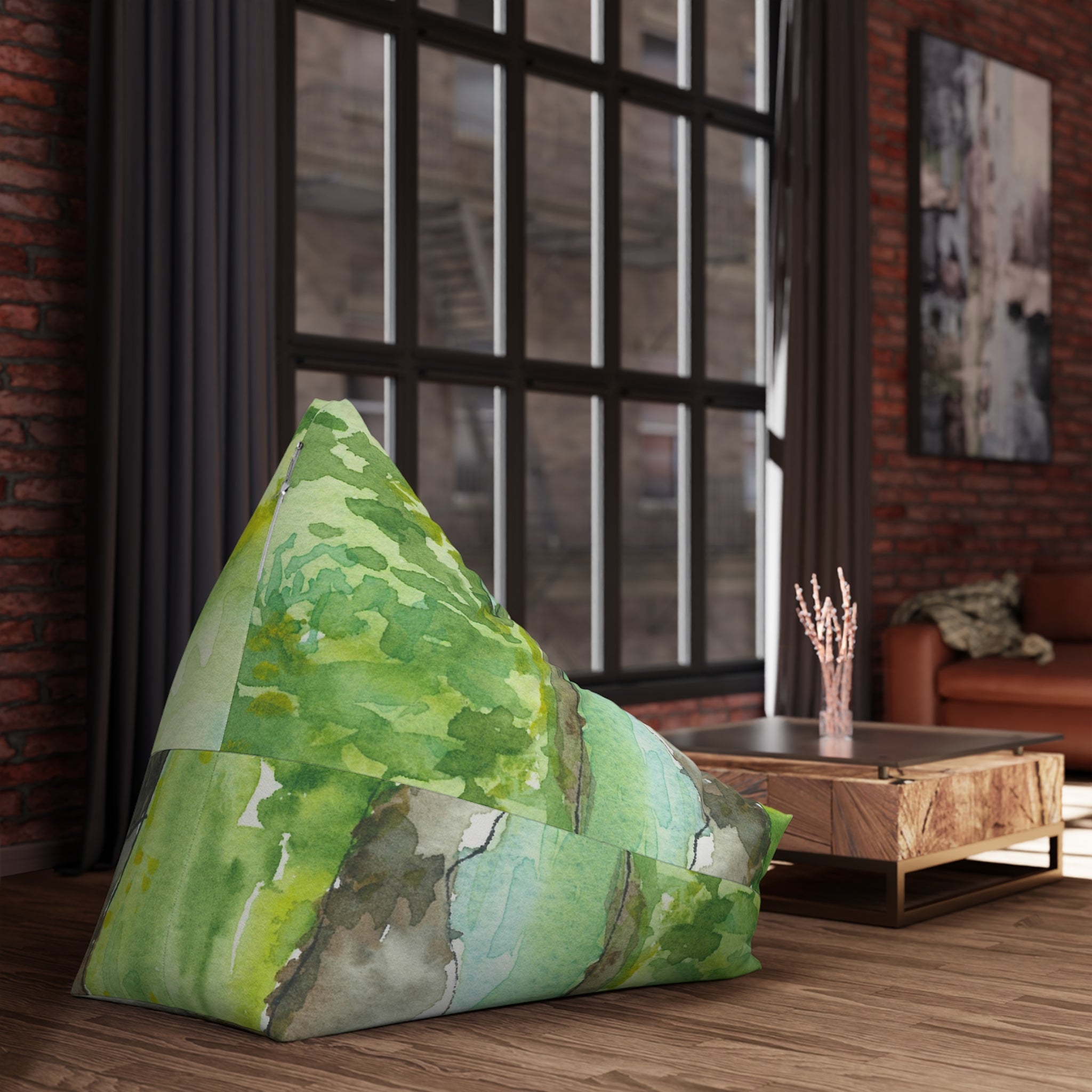 Bean Bag Chair Covers For Indoor & Outdoor - 2 Sizes - Exciting Abstract Design #88 Tara River - Serbia
