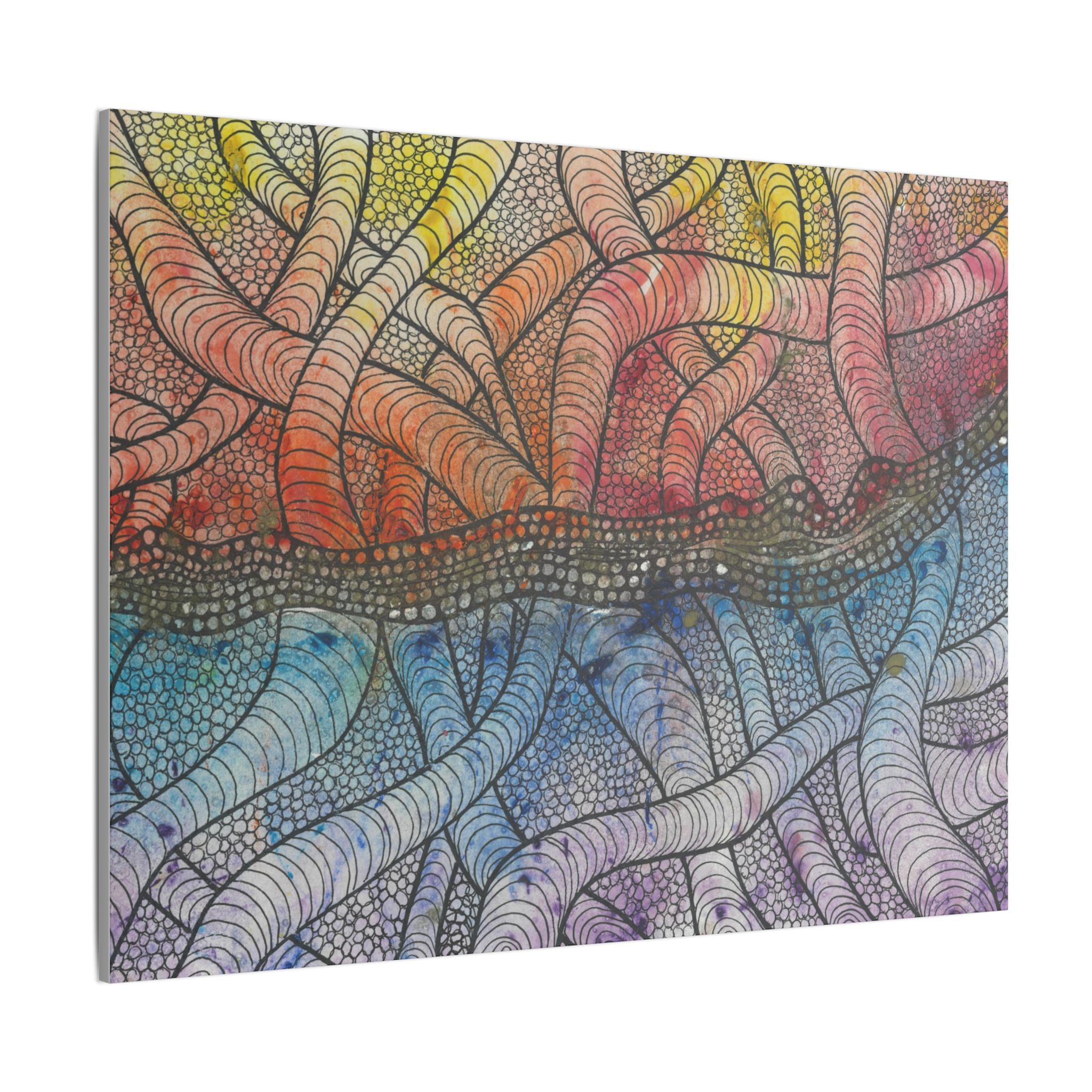Large Colourful Wall Art, Canvas Prints, For Office, Bedroom or Living Room, or Special Gift #72 After The End