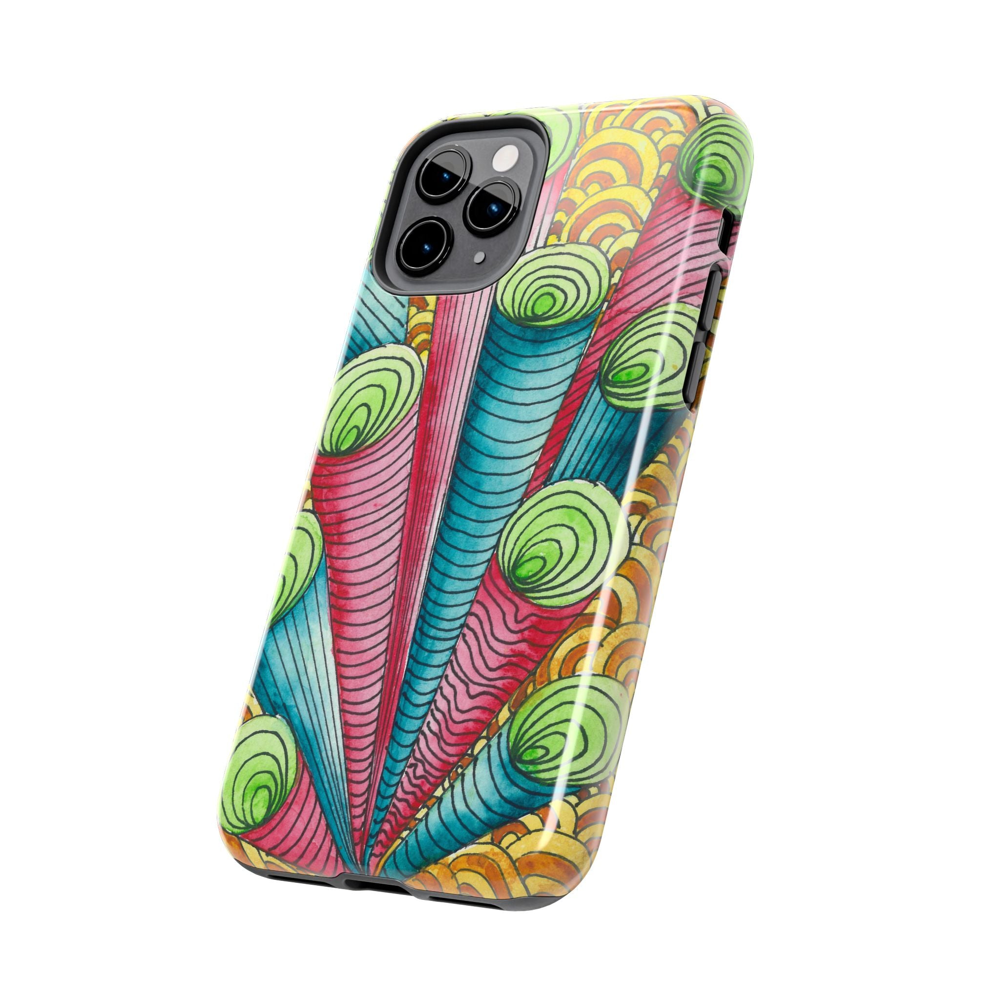 Tough Phone Case - All iPhones and Samsung Galaxys - Exciting Abstract Design #93 On A Mission