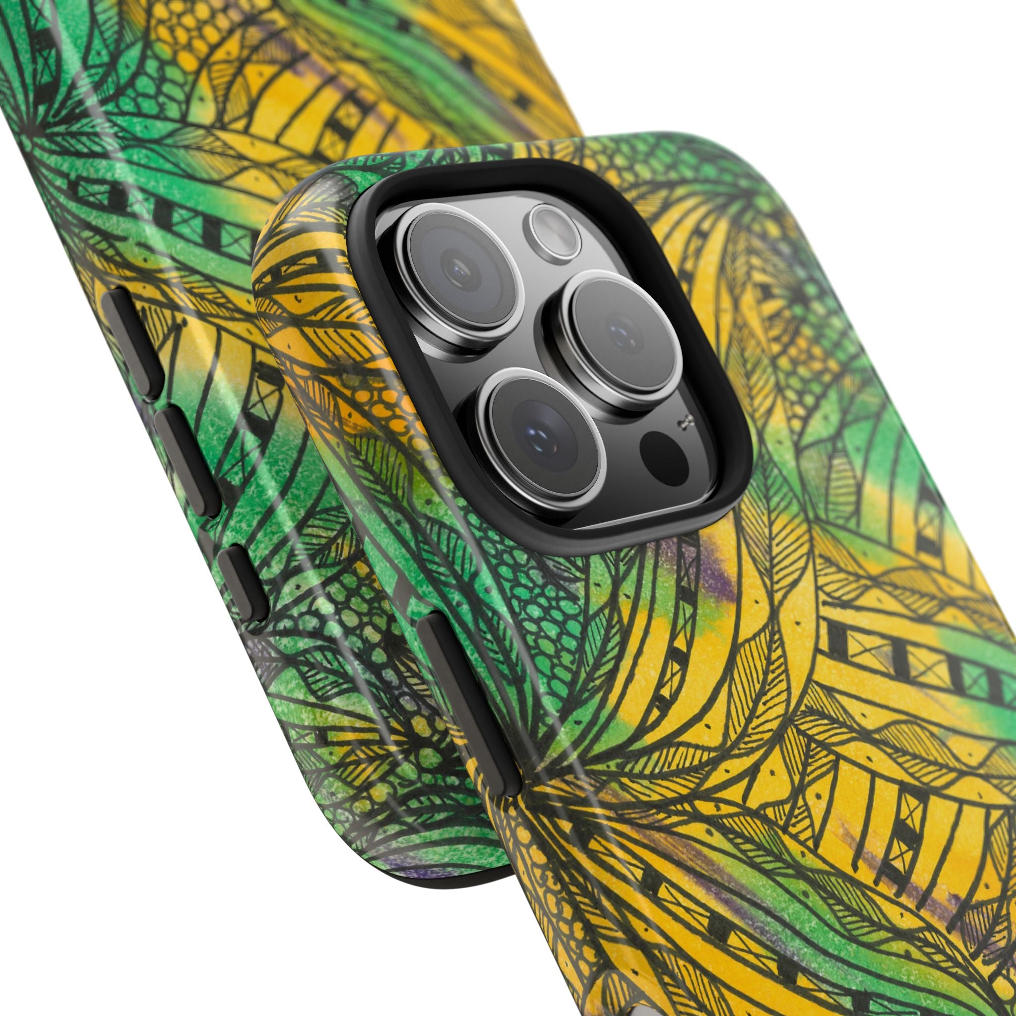 Tough Phone Case - All iPhones and Samsung Galaxys - Exciting Abstract Design #37 Shubbery!