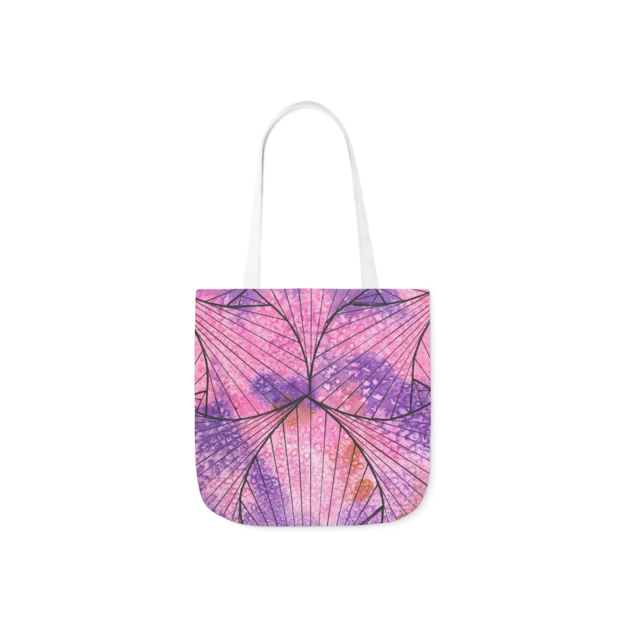 Canvas Tote Bags, Colourful Abstract Designs, 5-Color Straps, 3 Sizes.  For Family and friends or a Special Gift #34 There's Always Hope