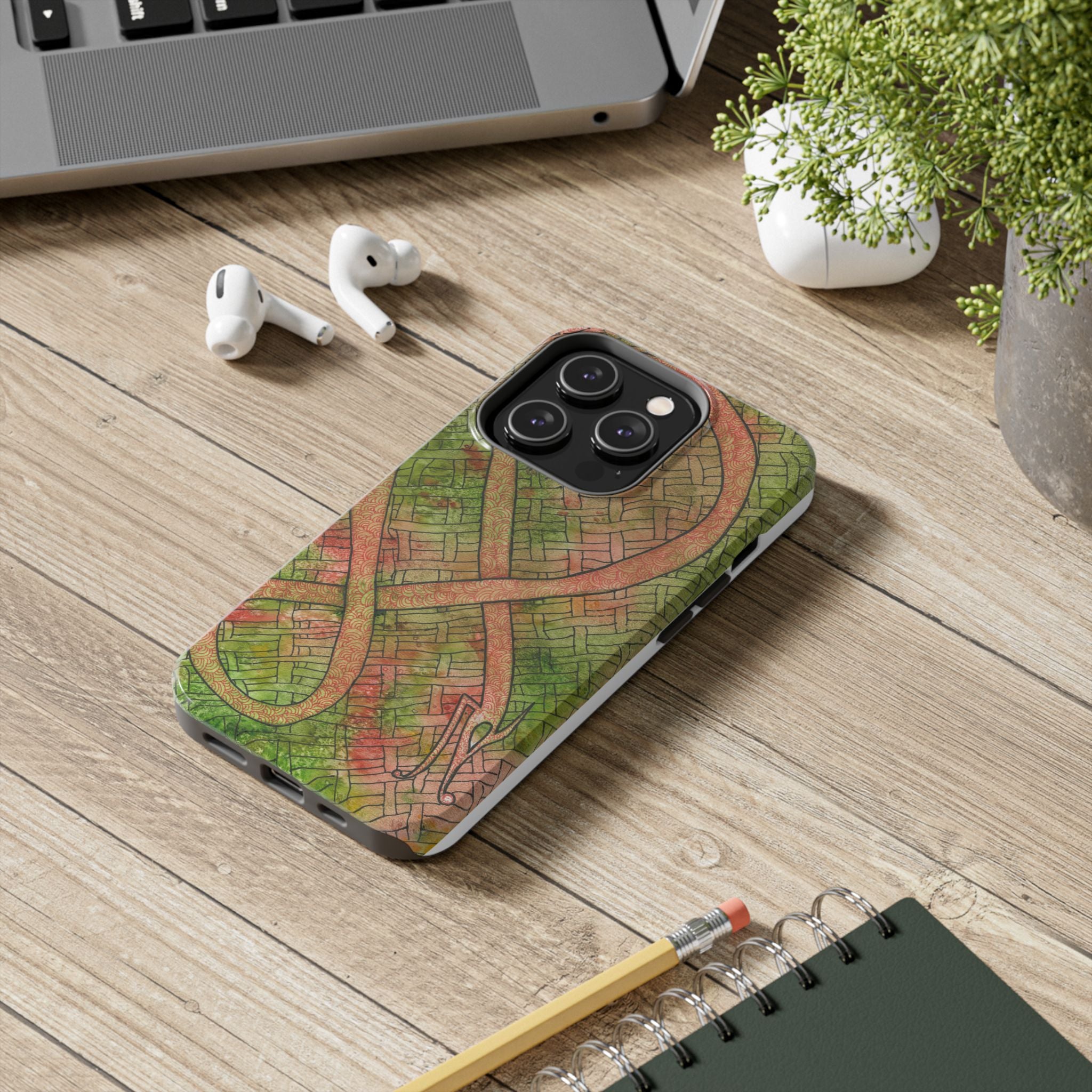 Tough Phone Case - All iPhones and Samsung Galaxys - Exciting Abstract Design #57 Celtic Flavours