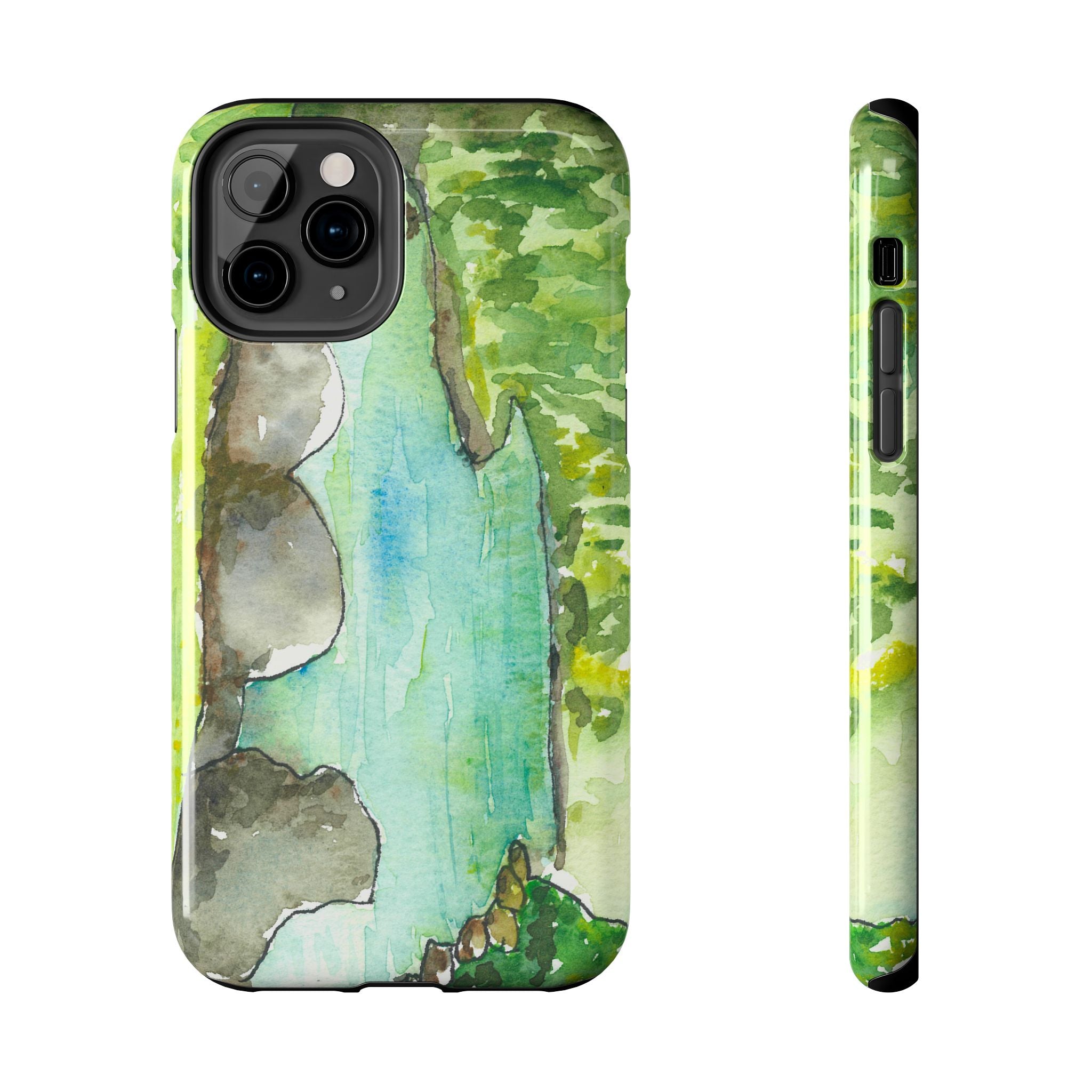 Tough Phone Case - All iPhones and Samsung Galaxys - Exciting Abstract Design #88 Tara River - Montenegro
