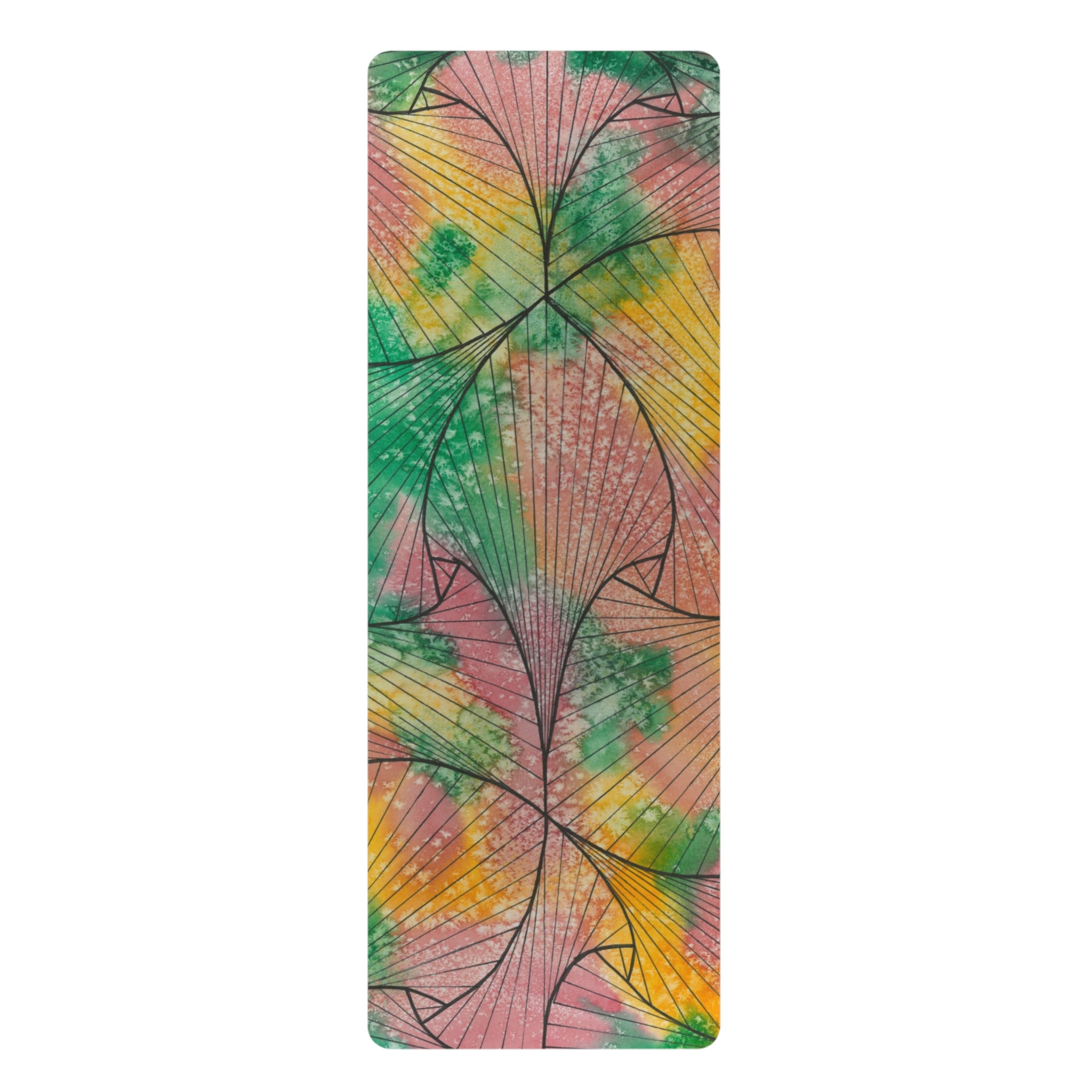 Yoga Mats and Gym Mats. Colourful Abstract Designs. Perfect for Home, Yoga or Gym Class, or a Special Gift #49 Health and Wellbeing