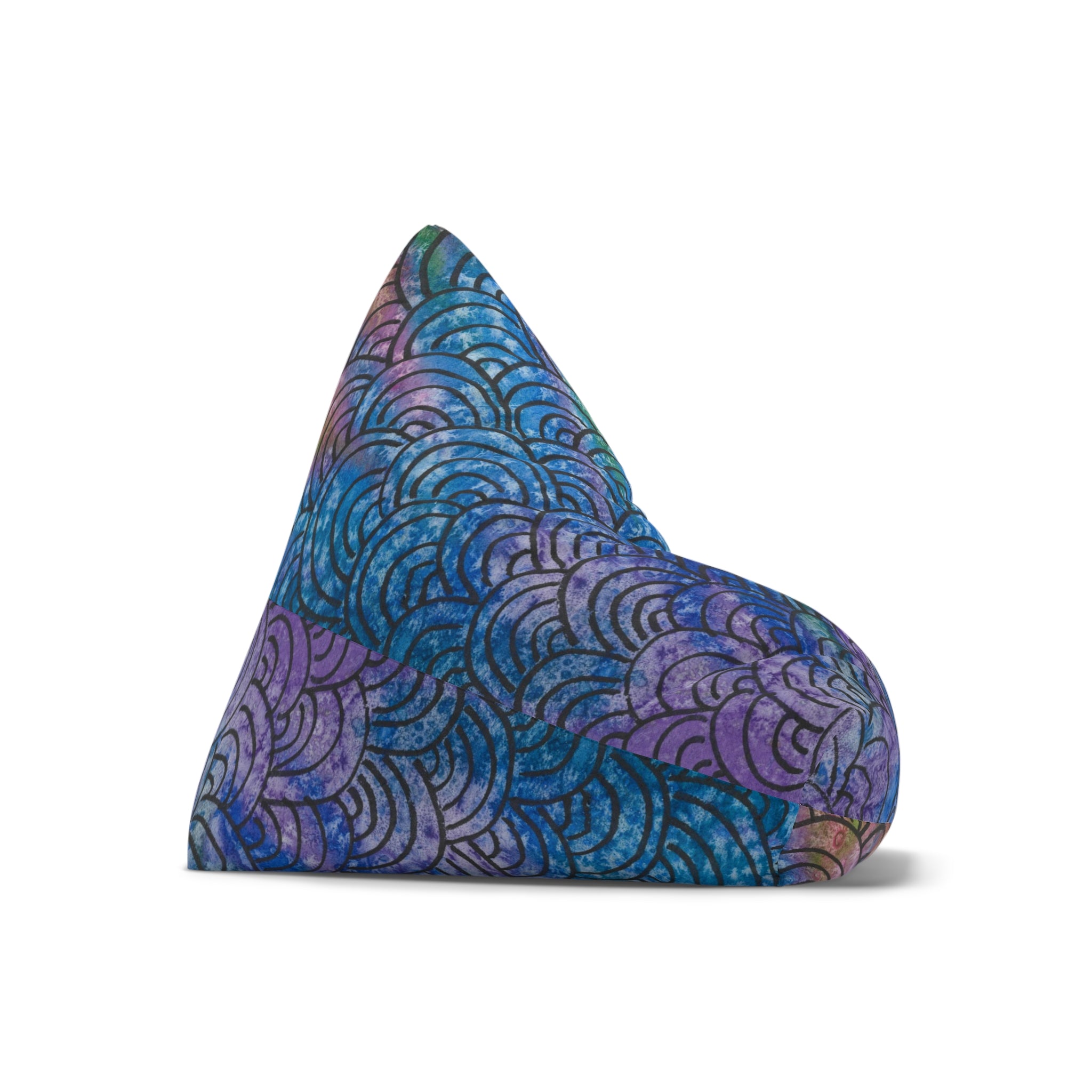 Bean Bag Chair Covers For Indoor & Outdoor - 2 Sizes - Exciting Abstract Design #84 Ah! The Past