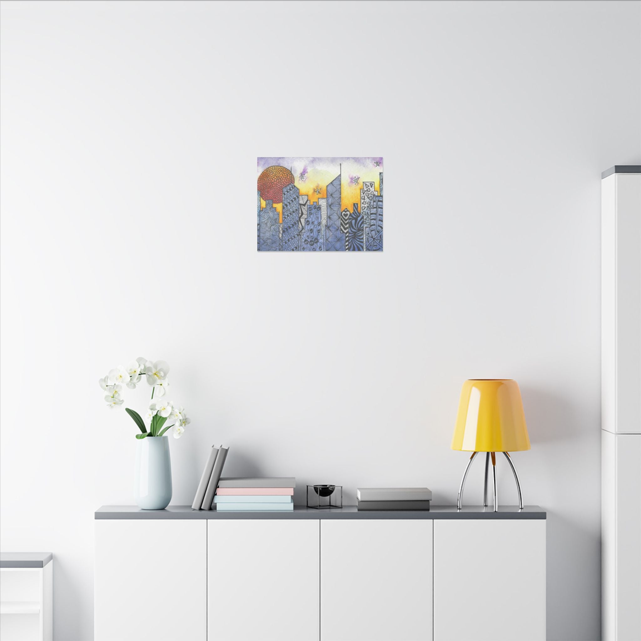 Large Colourful Wall Art, Canvas Prints, For Office, Bedroom or Living Room, or Special Gift #5 In The Shadows