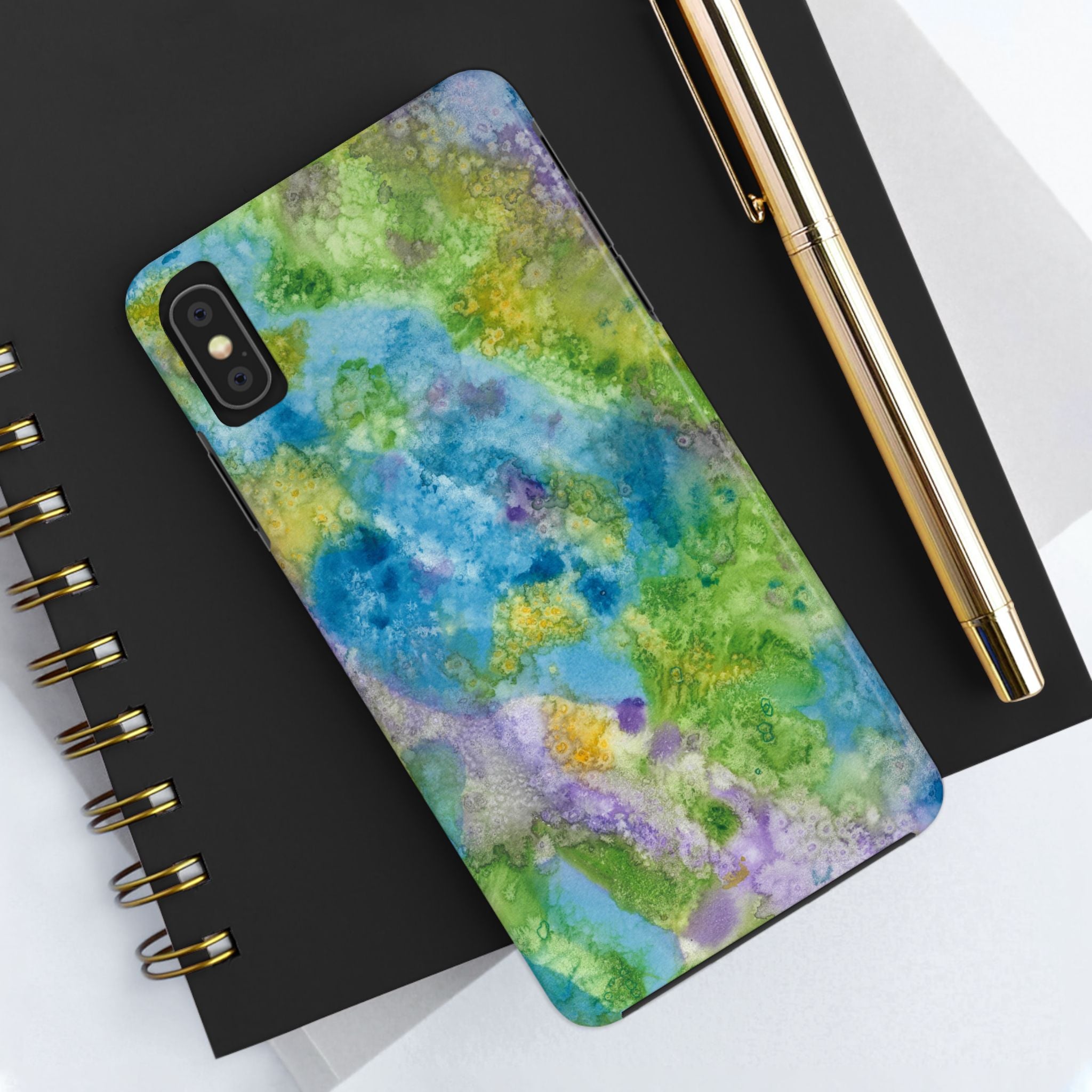 Tough Phone Case - All iPhones and Samsung Galaxys - Exciting Abstract Design #60 Happy Holidays