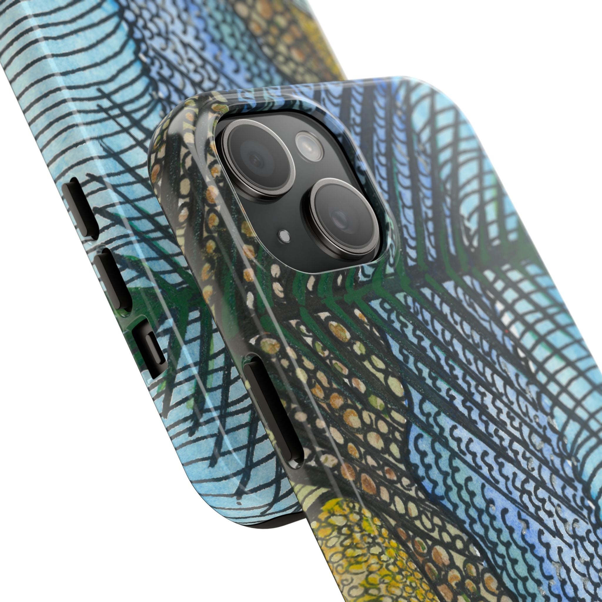 Tough Phone Case - All iPhones and Samsung Galaxys - Exciting Abstract Design #47 Cottesloe