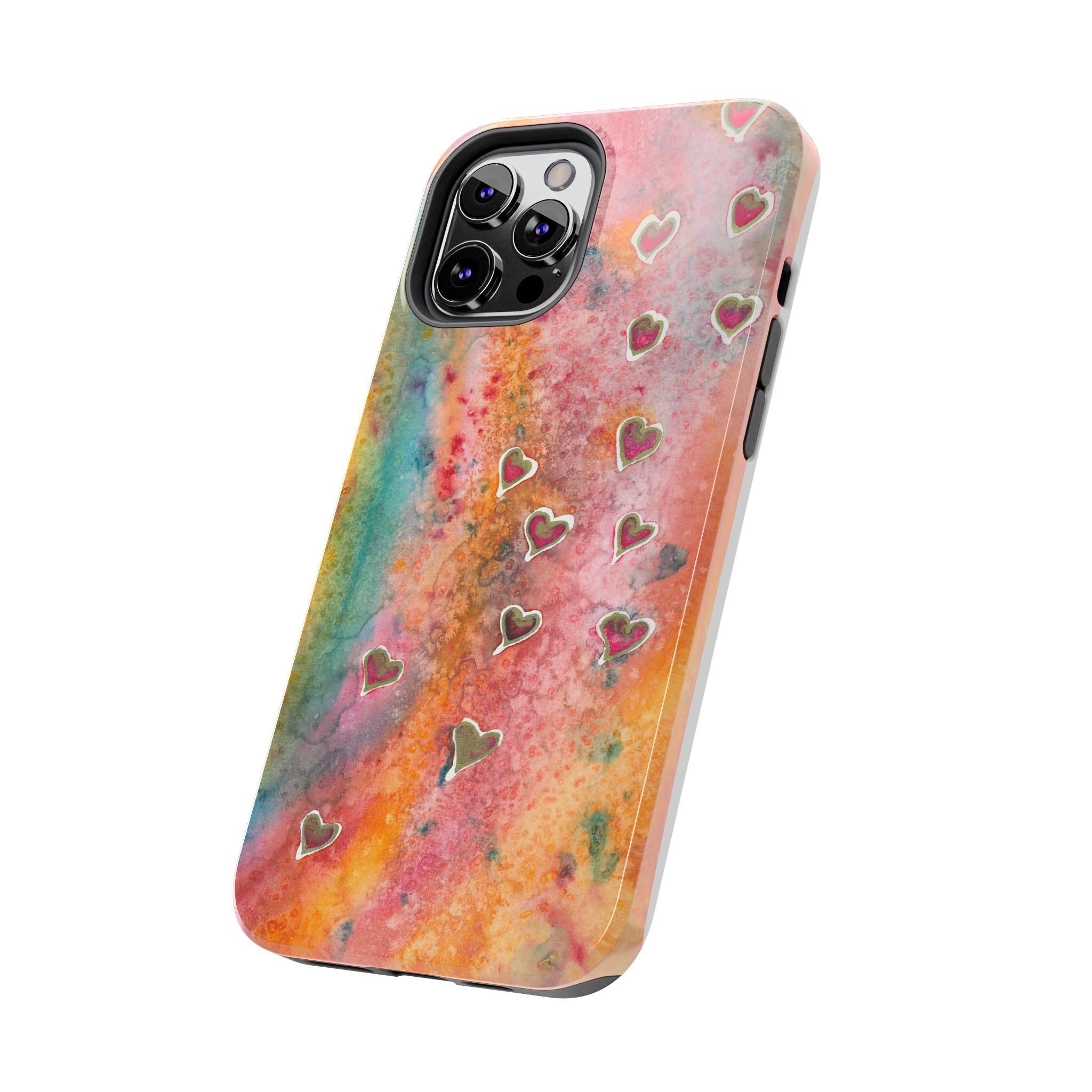 Tough Phone Case - All iPhones and Samsung Galaxys - Exciting Abstract Design #96 Love, Friendship, integrity