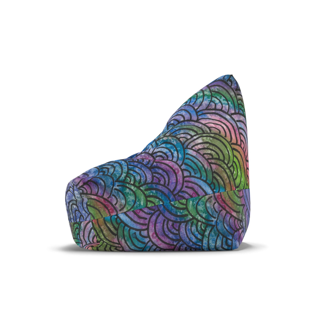 Bean Bag Chair Covers For Indoor & Outdoor - 2 Sizes - Exciting Abstract Design #84 Ah! The Past