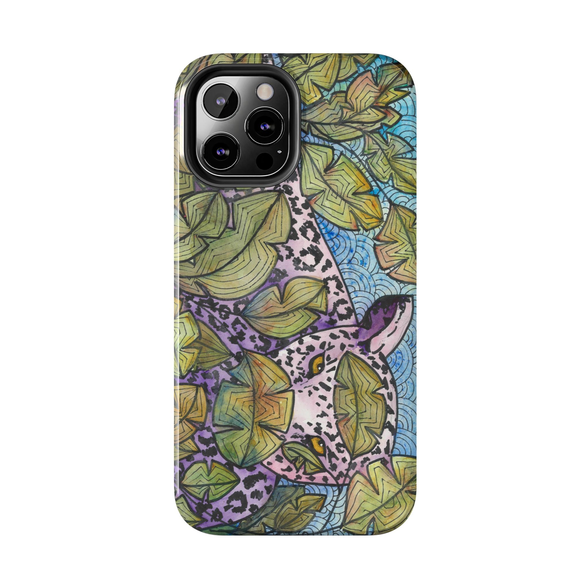 Tough Phone Case - All iPhones and Samsung Galaxys - Exciting Abstract Design #76 Purrfect Blend