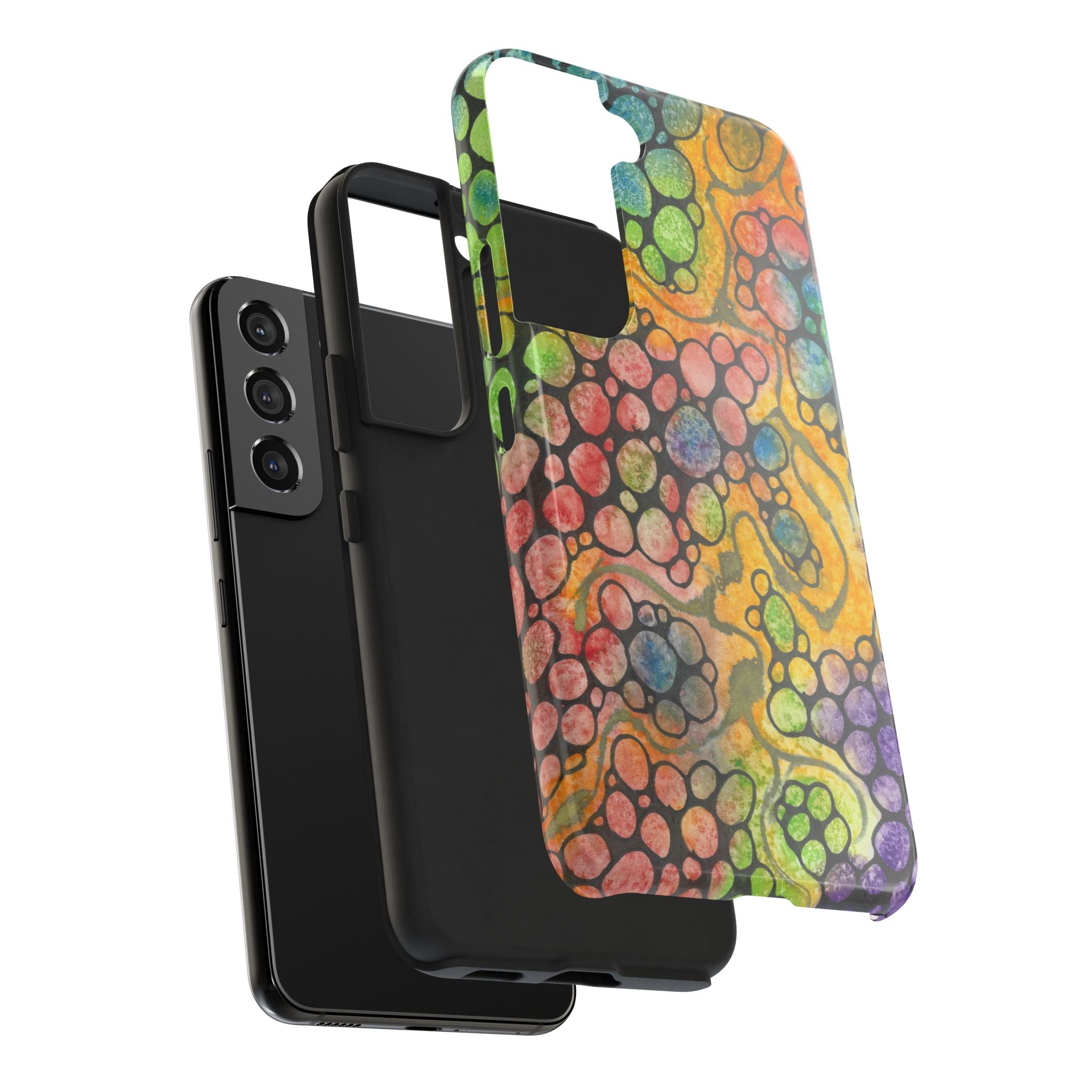 Tough Phone Case - All iPhones and Samsung Galaxys - Exciting Abstract Design #77 River Of Dreams