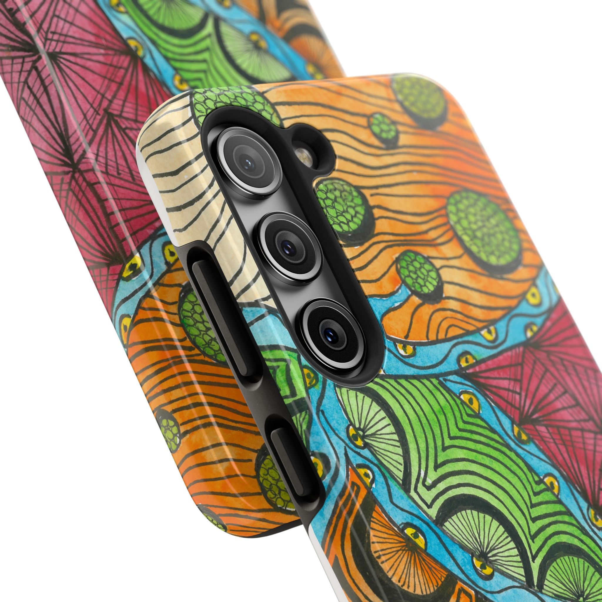 Tough Phone Case - All iPhones and Samsung Galaxys - Exciting Abstract Design #11 Today's The Day