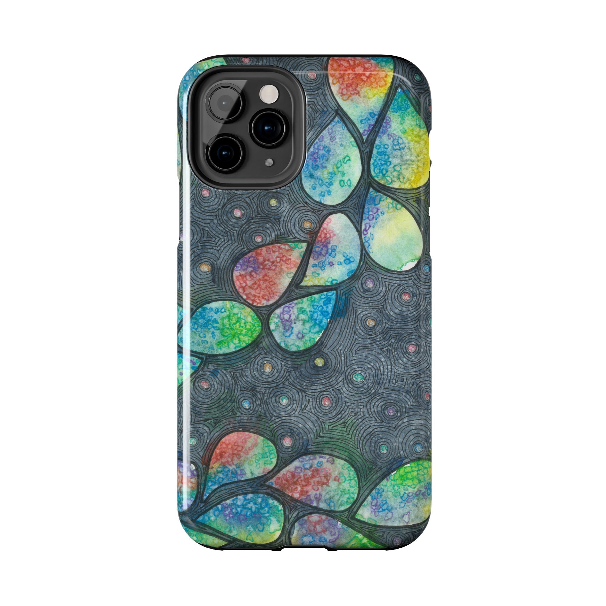 Tough Phone Case - All iPhones and Samsung Galaxys - Exciting Abstract Design #30 Give Us A Minute