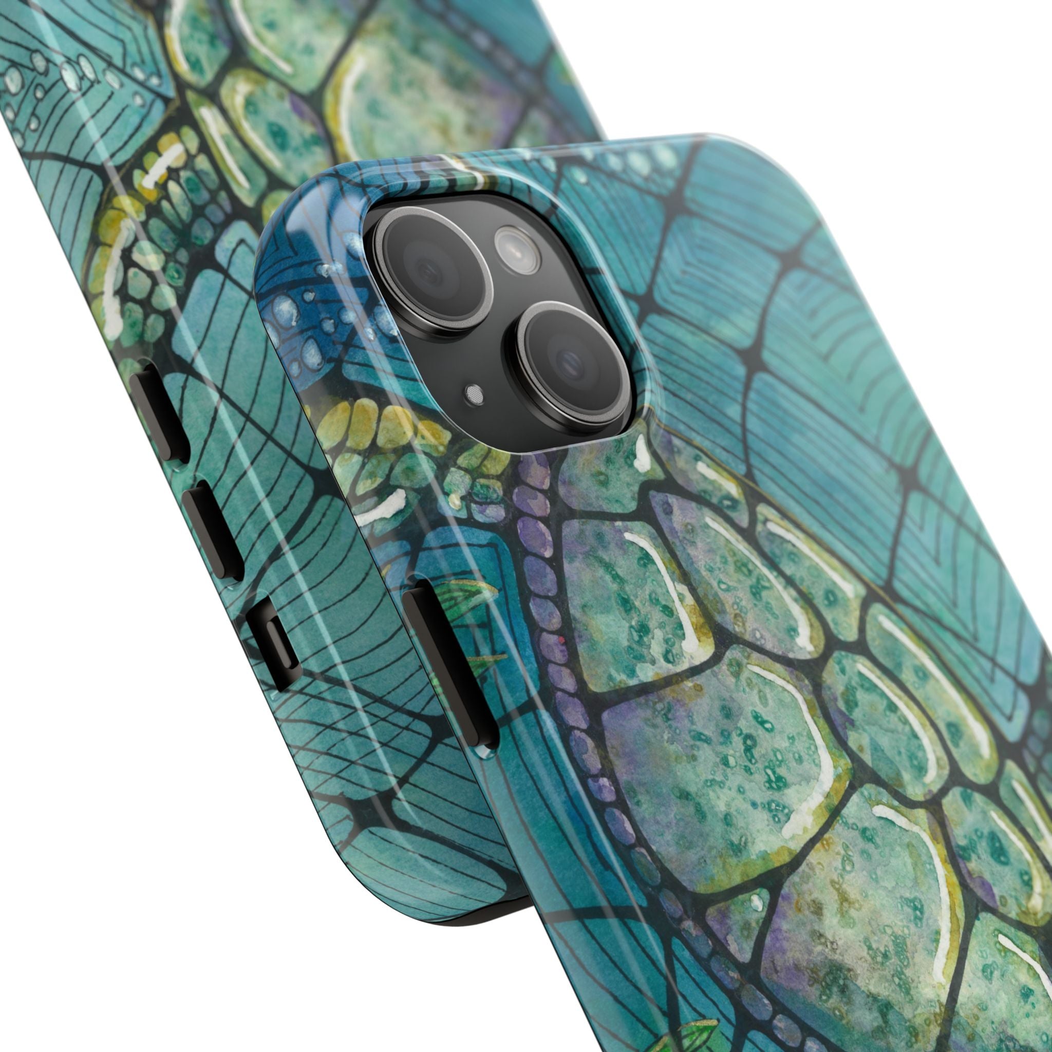 Tough Phone Case - All iPhones and Samsung Galaxys - Exciting Abstract Design #73 Turtling Along