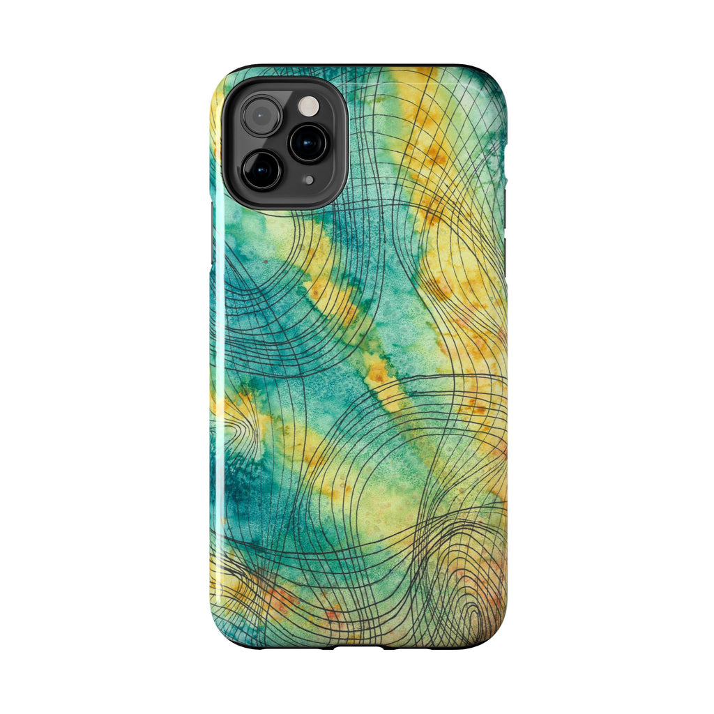 Tough Phone Case - All iPhones and Samsung Galaxys - Exciting Abstract Design #81 The Only Way Is Up