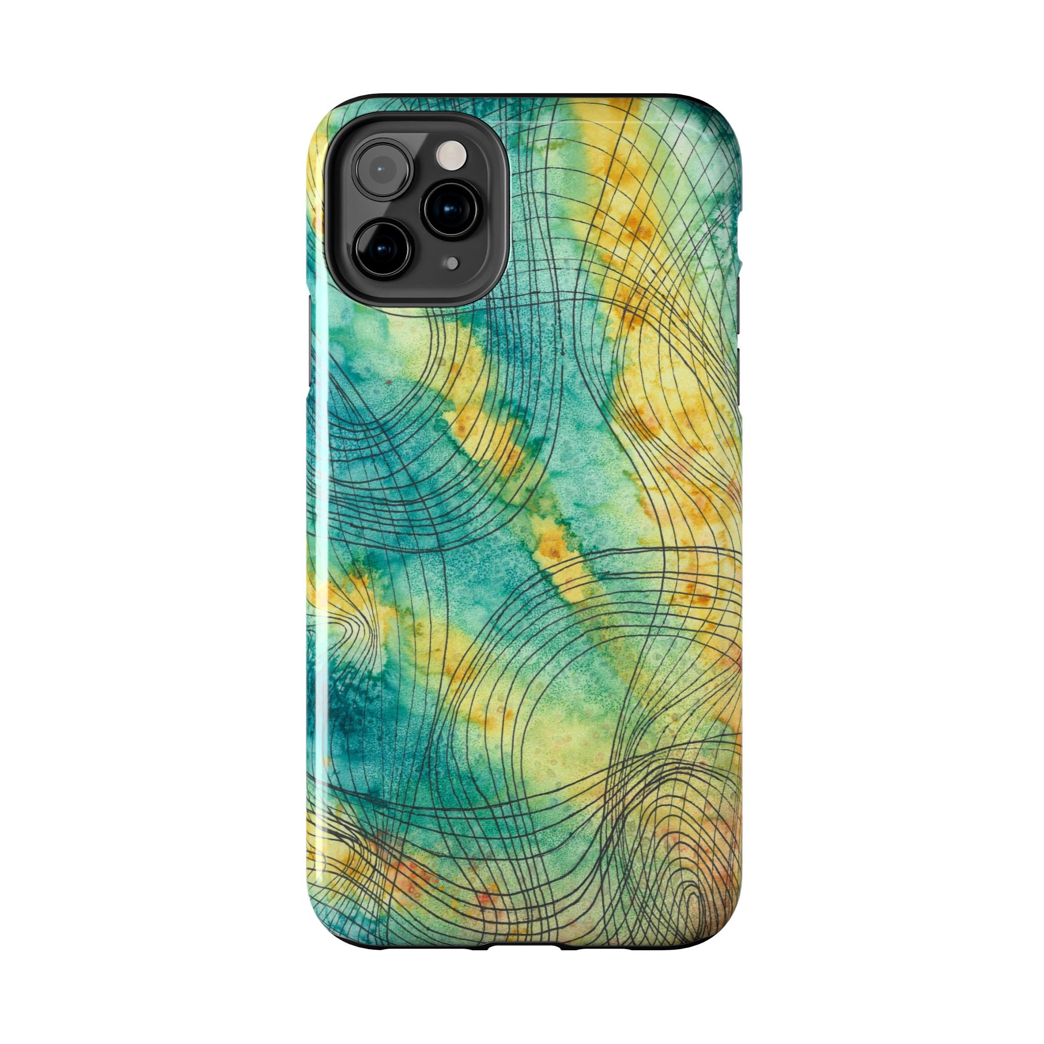 Tough Phone Case - All iPhones and Samsung Galaxys - Exciting Abstract Design #81 The Only Way Is Up