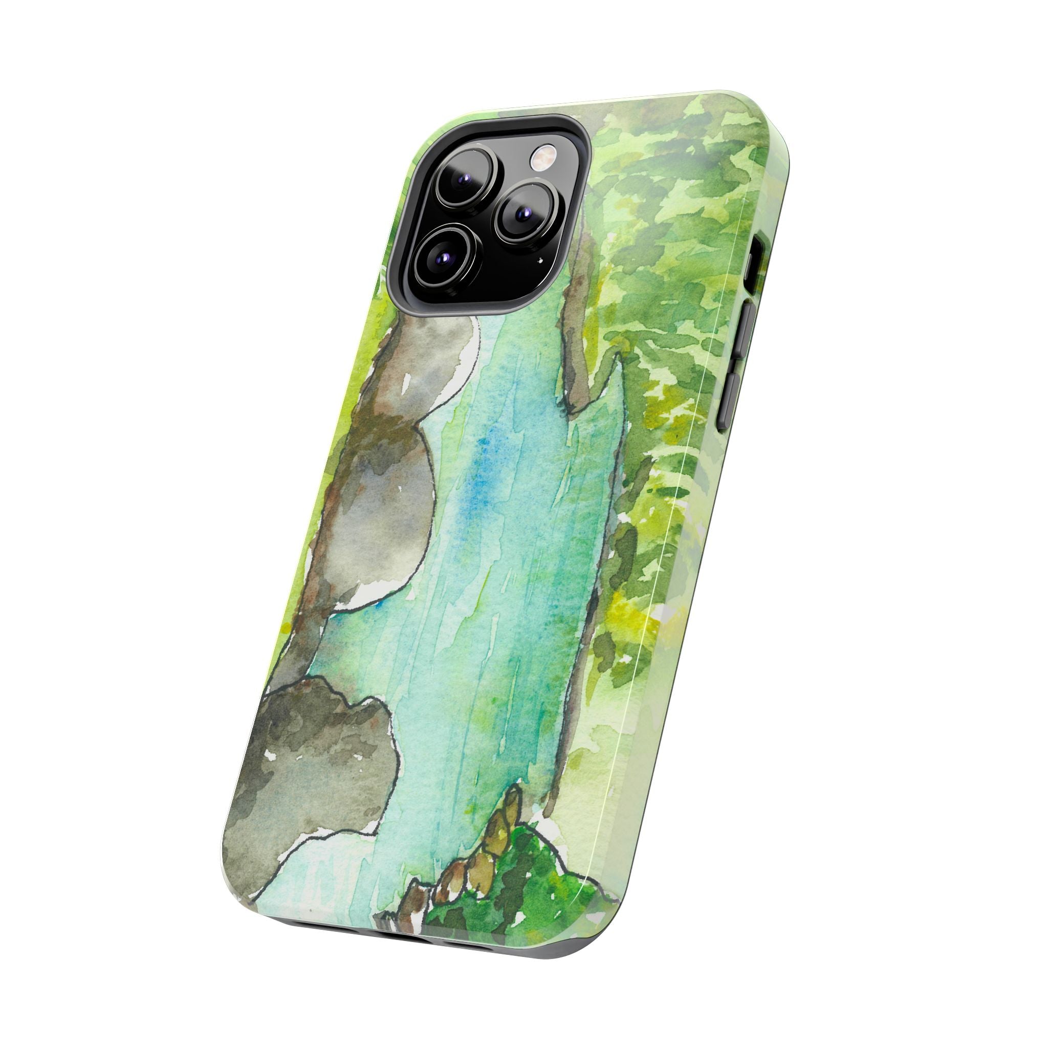 Tough Phone Case - All iPhones and Samsung Galaxys - Exciting Abstract Design #88 Tara River - Montenegro