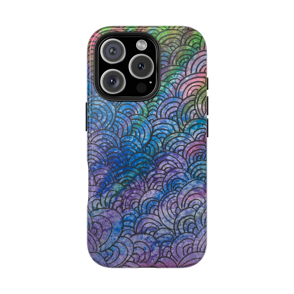 Tough Phone Case - All iPhones and Samsung Galaxys - Exciting Abstract Design #84 Ah! The Past