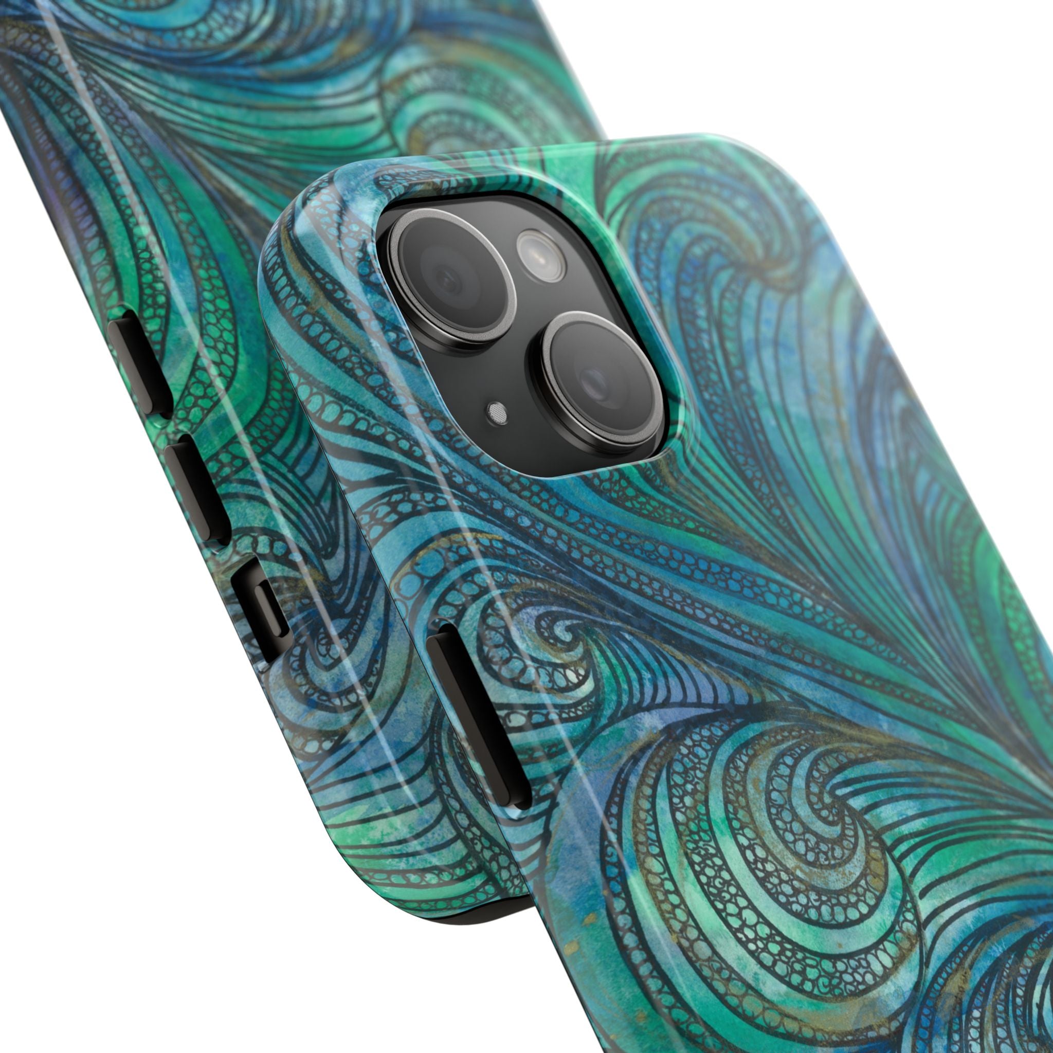Tough Phone Case - All iPhones and Samsung Galaxys - Exciting Abstract Design #71 Call Of The Sea