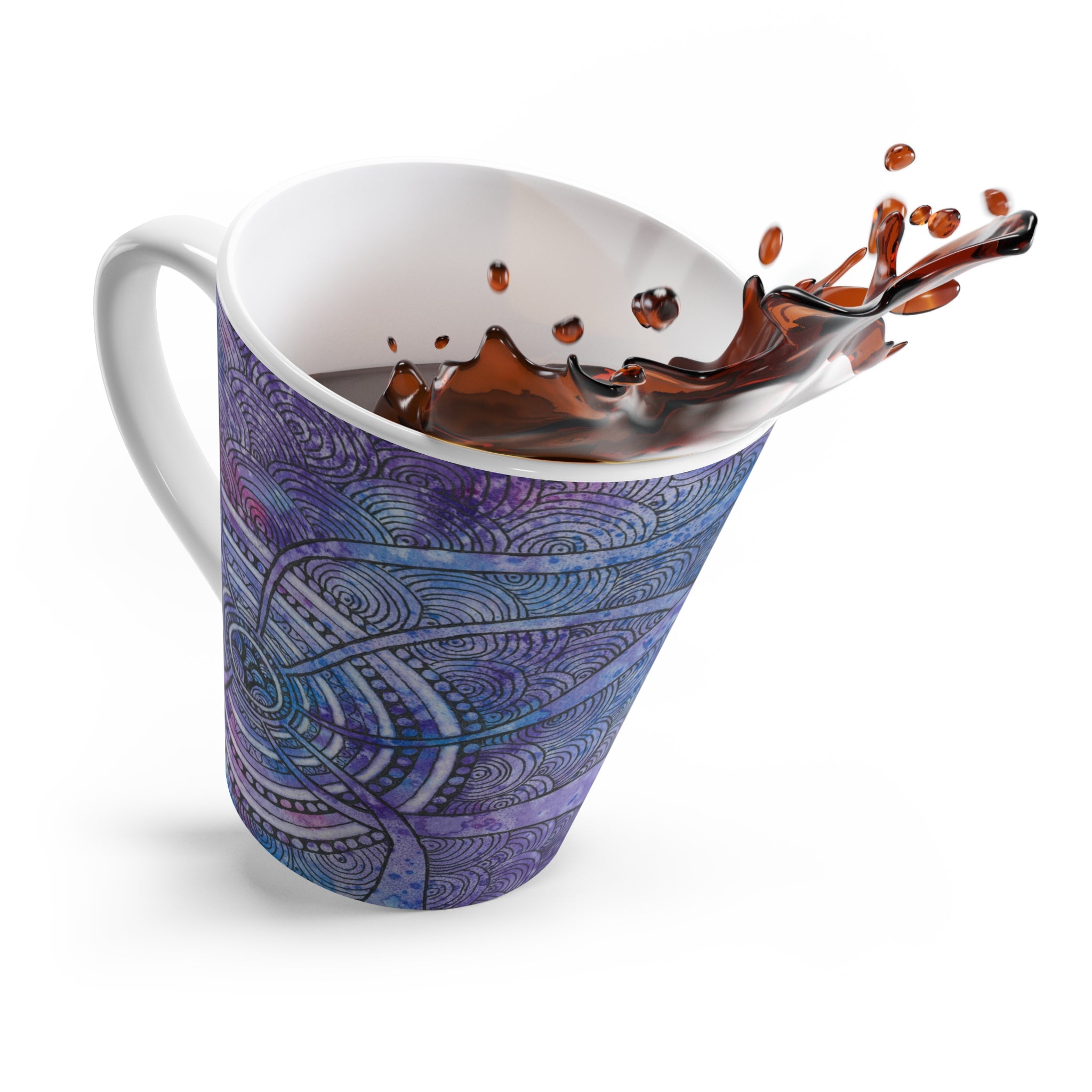 Coffee Mugs and Cups. Colourful Abstract Designs. Perfect for Home, Office or Special Gift #56 The Way Home