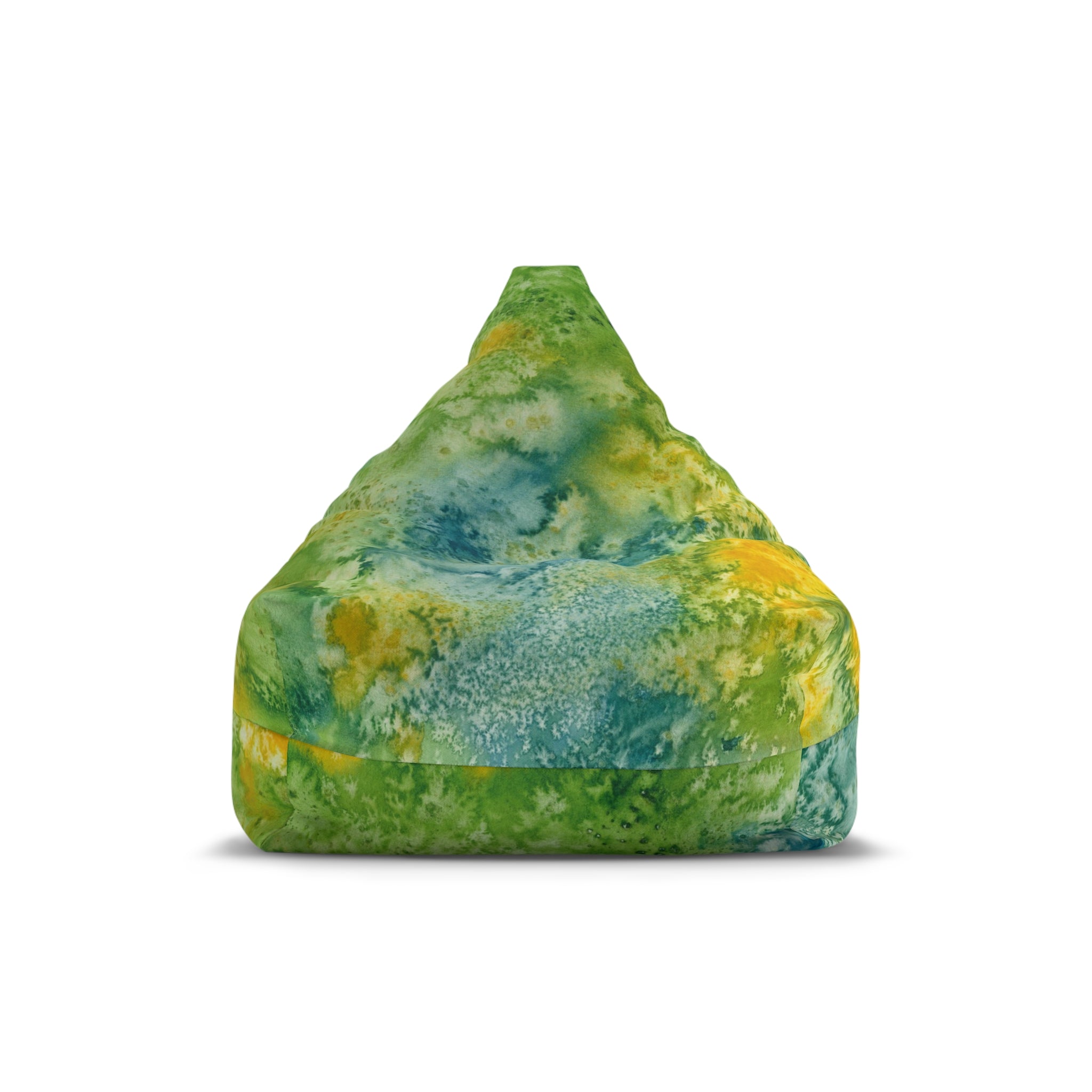 Bean Bag Chair Covers For Indoor & Outdoor - 2 Sizes - Exciting Abstract Design #52 View From Above