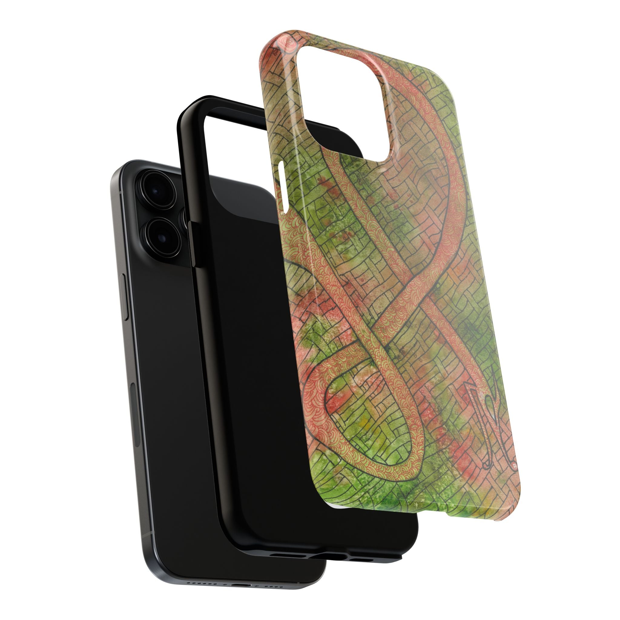 Tough Phone Case - All iPhones and Samsung Galaxys - Exciting Abstract Design #57 Celtic Flavours